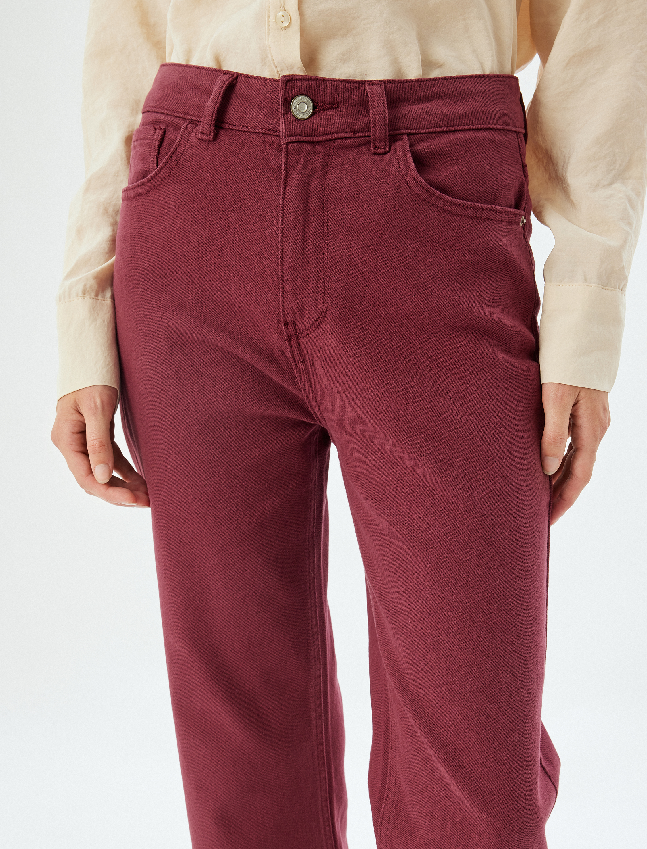   Slim Fit İspanyol Paça Standart Bel Bootcut Pantolon - Kick Flare Jean