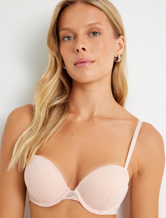  Destekli Dolgulu Sütyen Balenli Kaplı