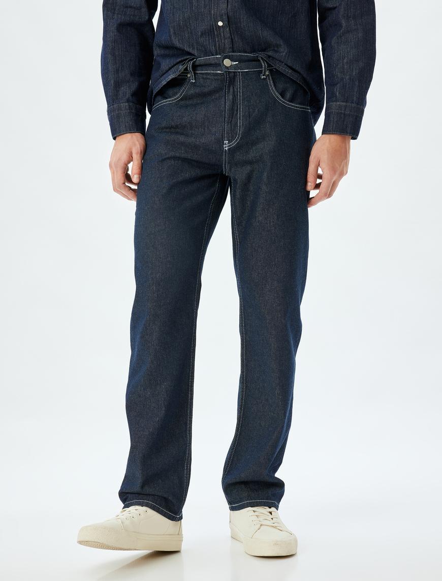   Straight Fit Kot Pantolon - Mark Jean