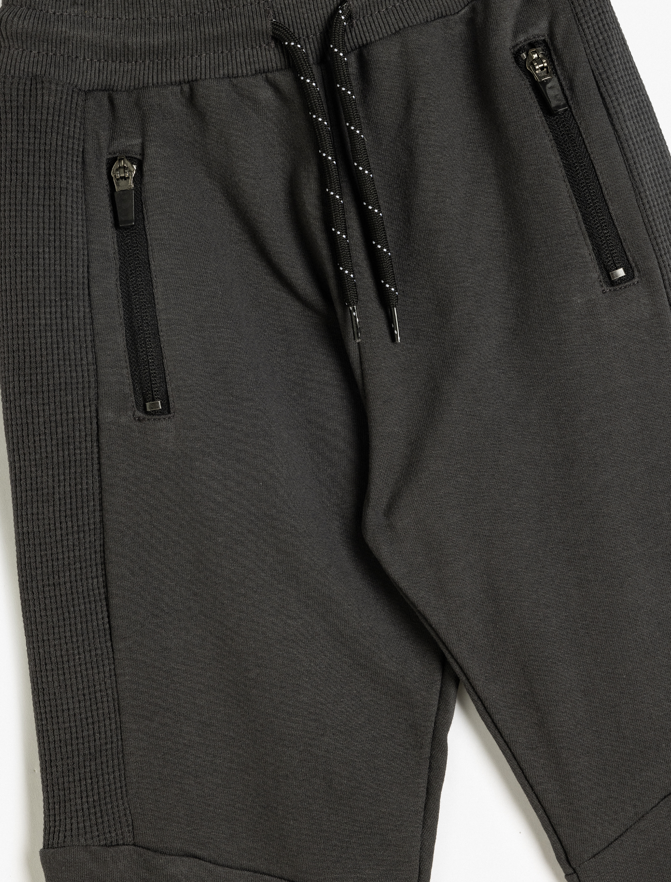 Erkek Çocuk Jogger Eşofman Altı Beli Bağlamalı Şardonlu Pamuklu