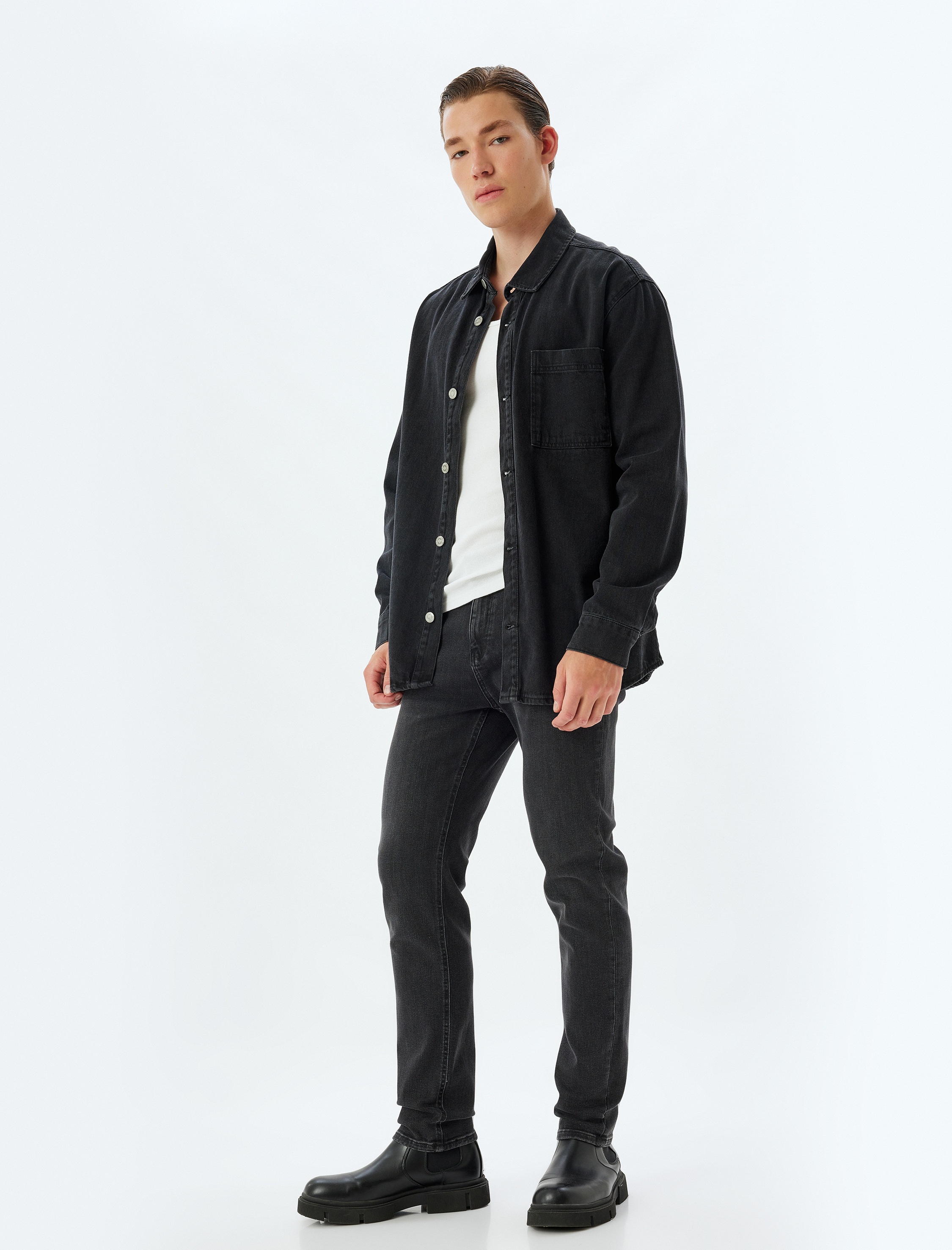   Slim Fit Kot Pantolon - Brad Jean