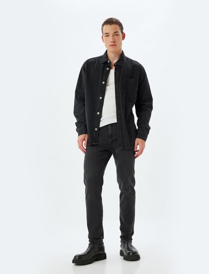  Slim Fit Kot Pantolon - Brad Jean