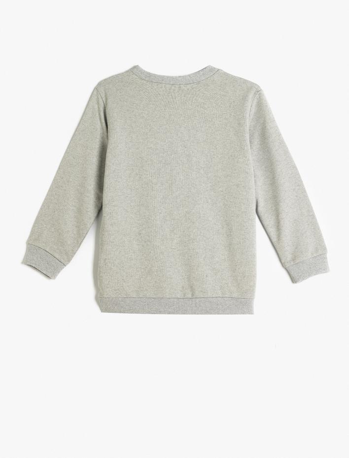 Erkek Çocuk Sweat Uzun Kollu Bisiklet Yaka Şehir Baskılı