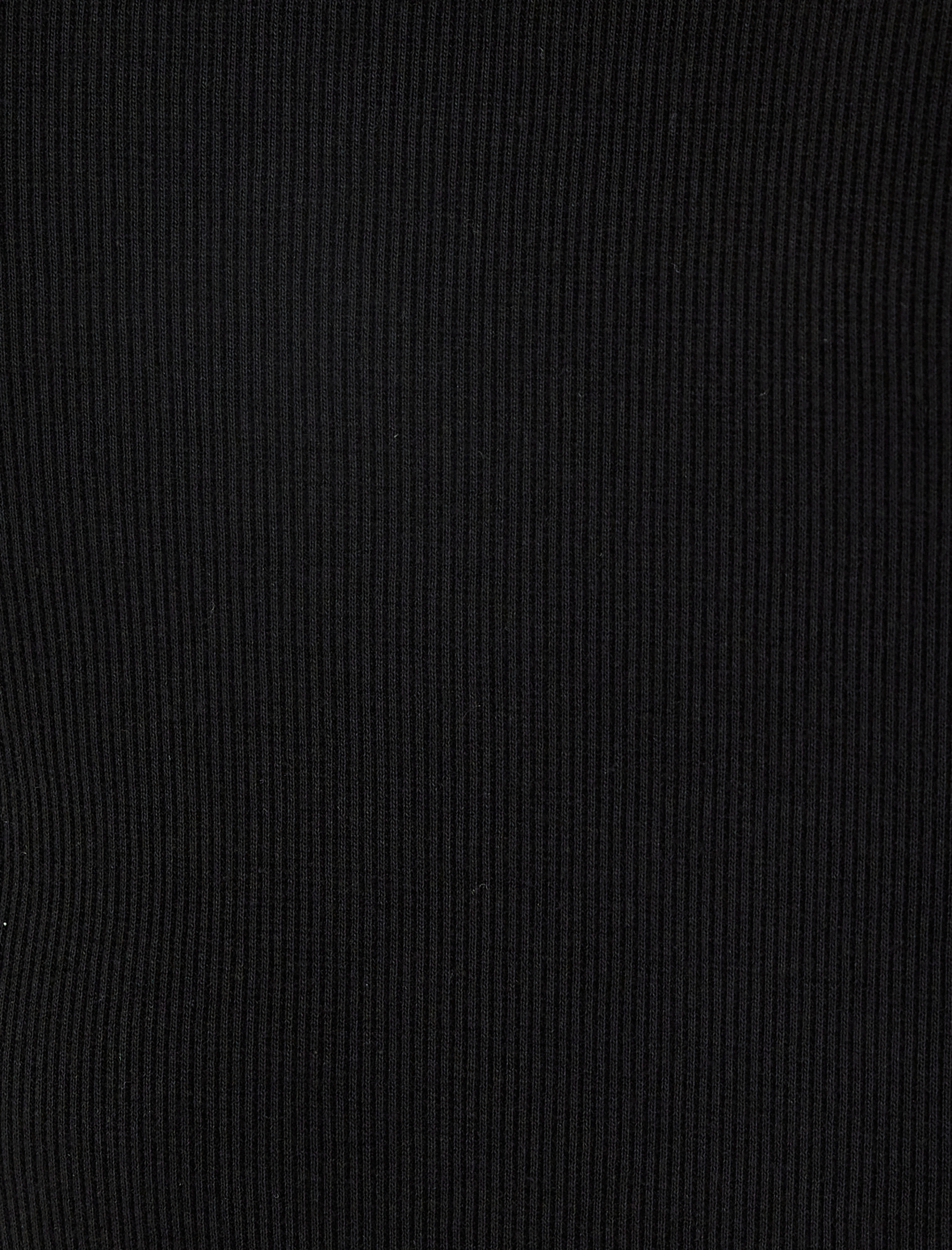   Slim Fit Tişört Bisiklet Yaka Uzun Kollu Kaşkorse Pamuklu