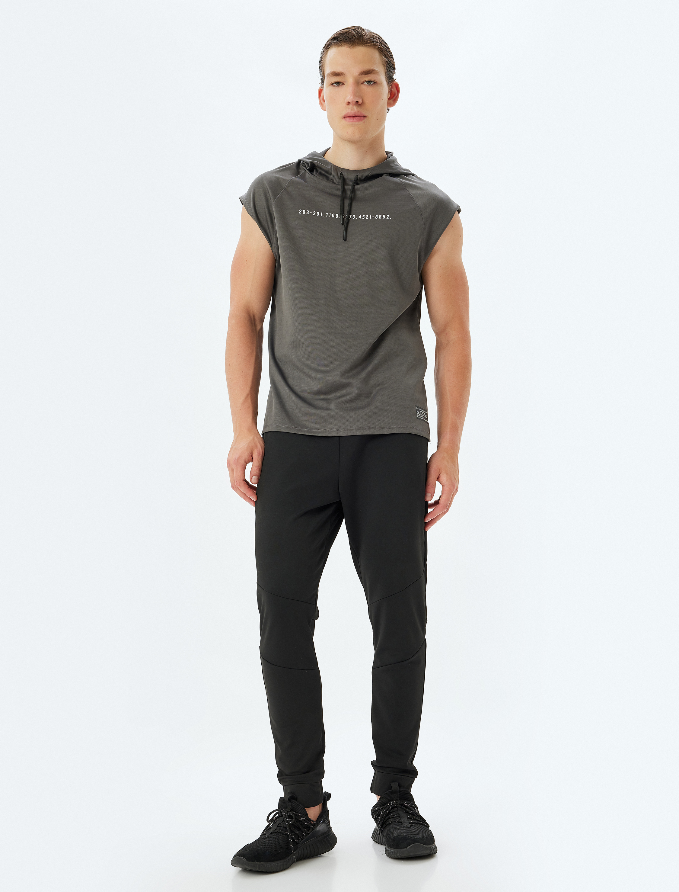 Spor Eşofman Altı Jogger Beli Bağcıklı Cep Detaylı