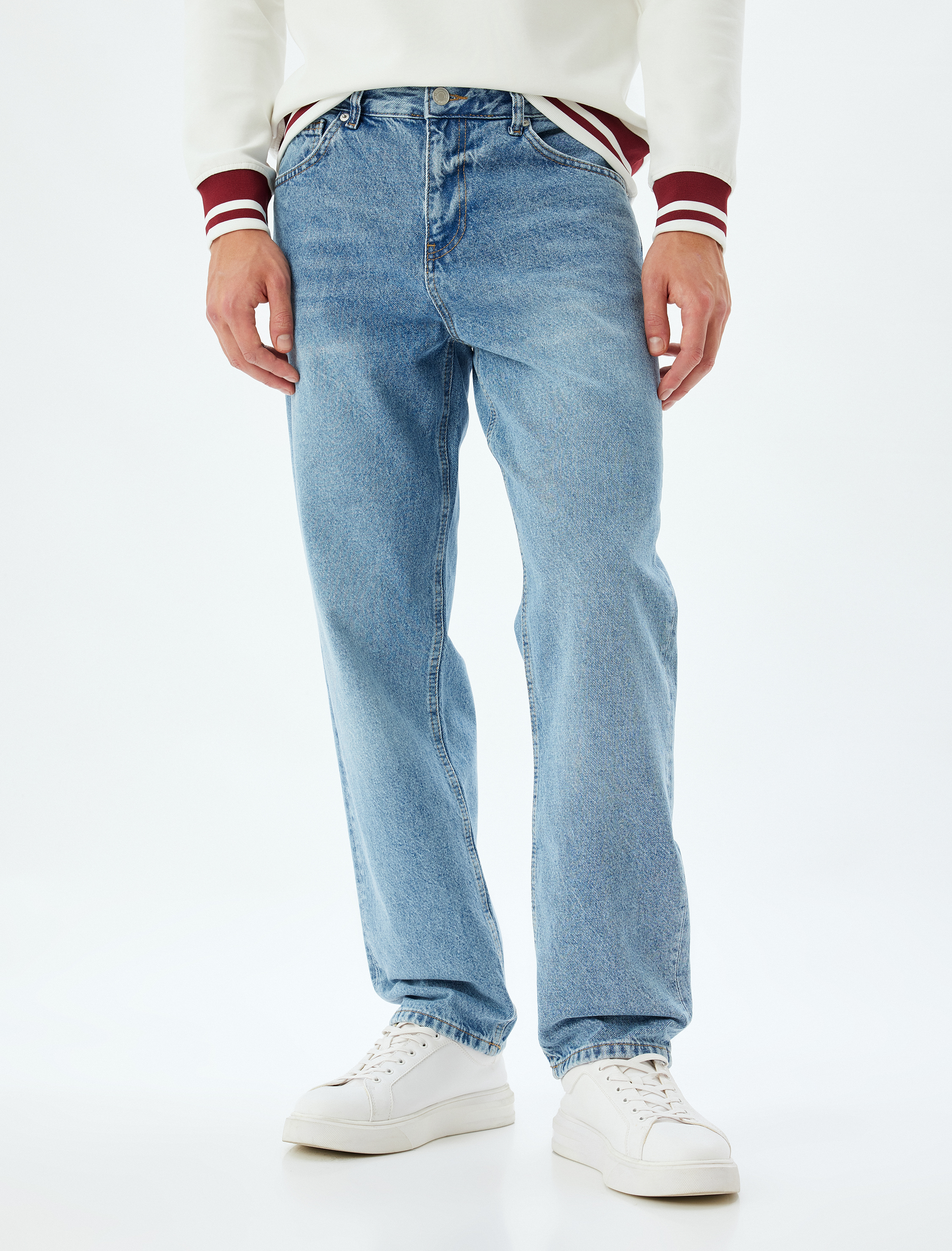 Straight Fit Kot Pantolon - Mark Jean