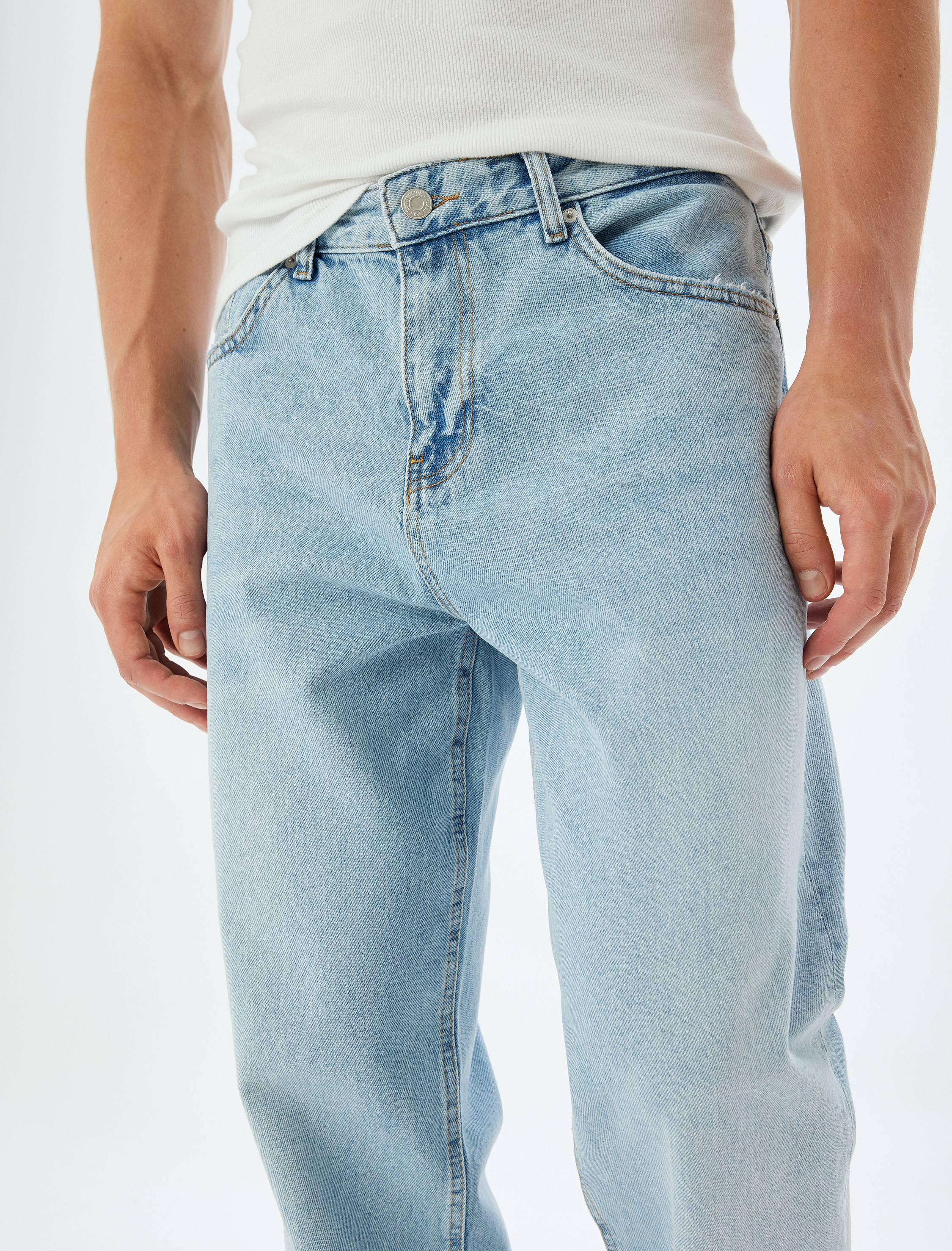 Straight Fit Kot Pantolon - Mark Jean