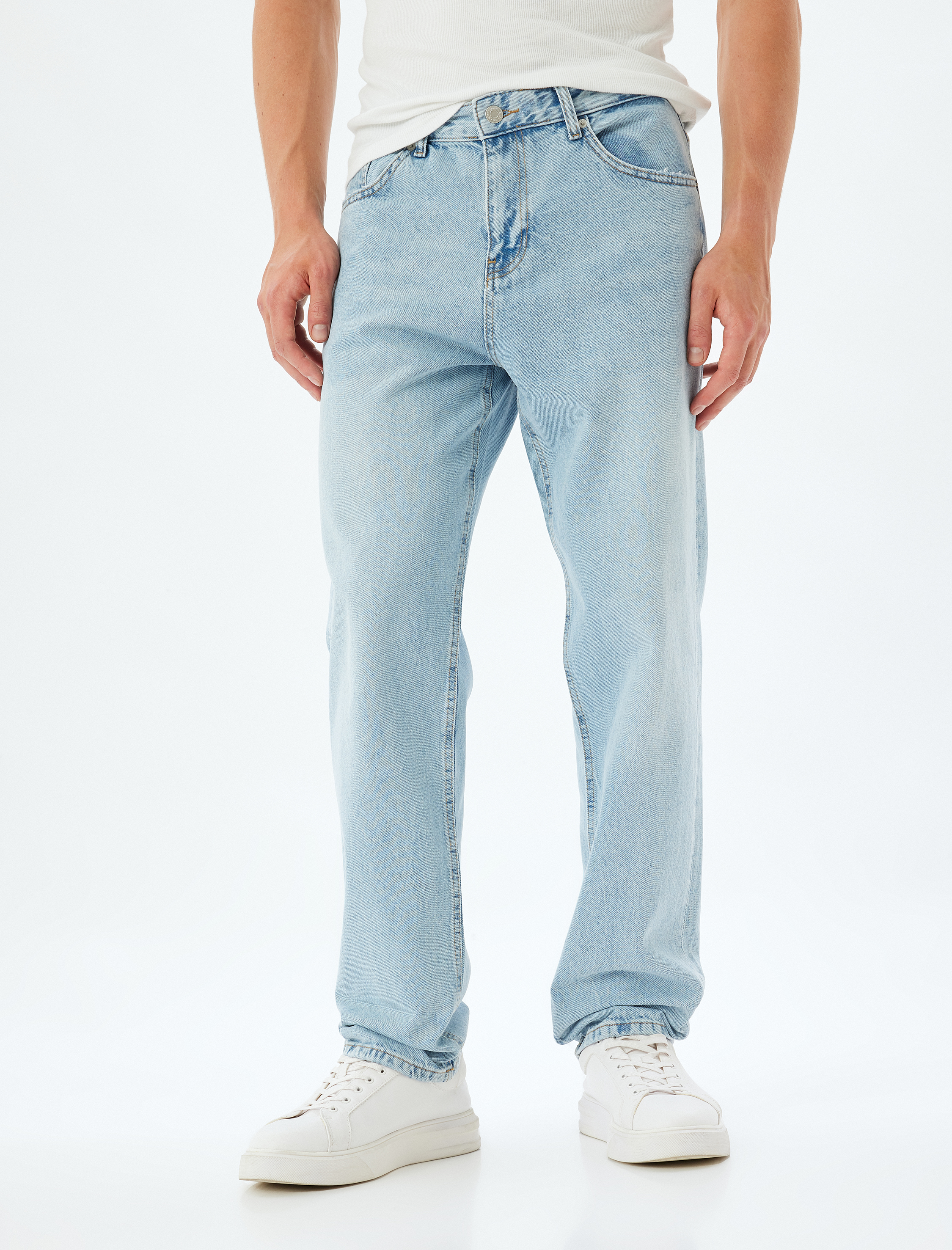 Straight Fit Kot Pantolon - Mark Jean