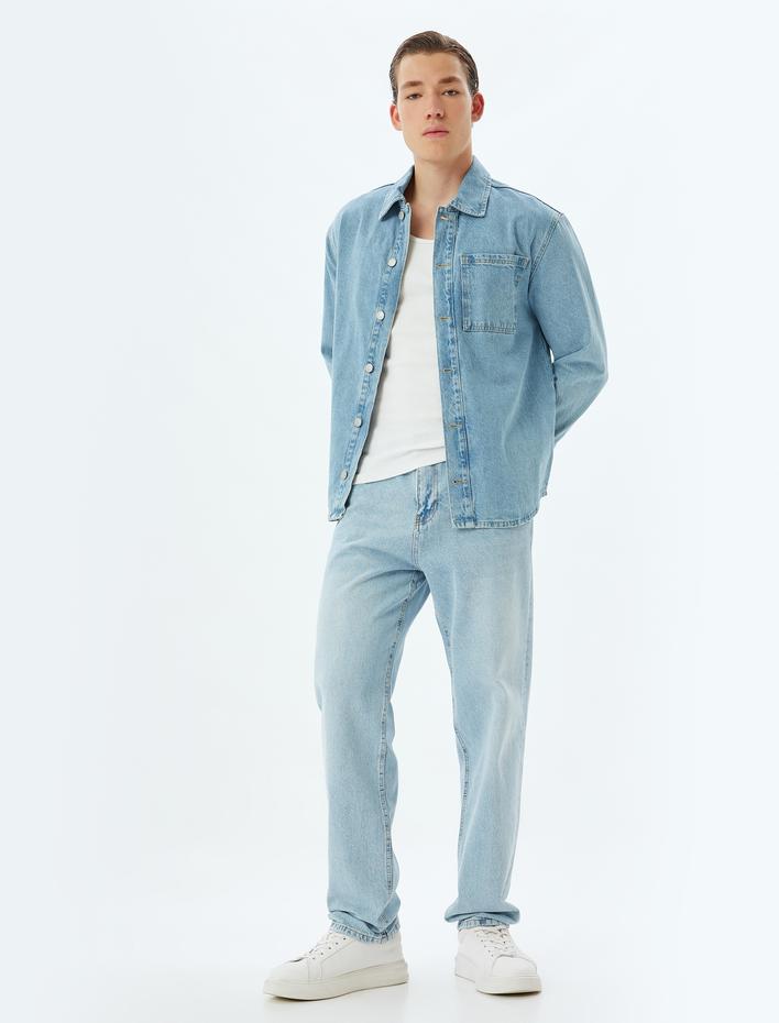  Straight Fit Kot Pantolon - Mark Jean