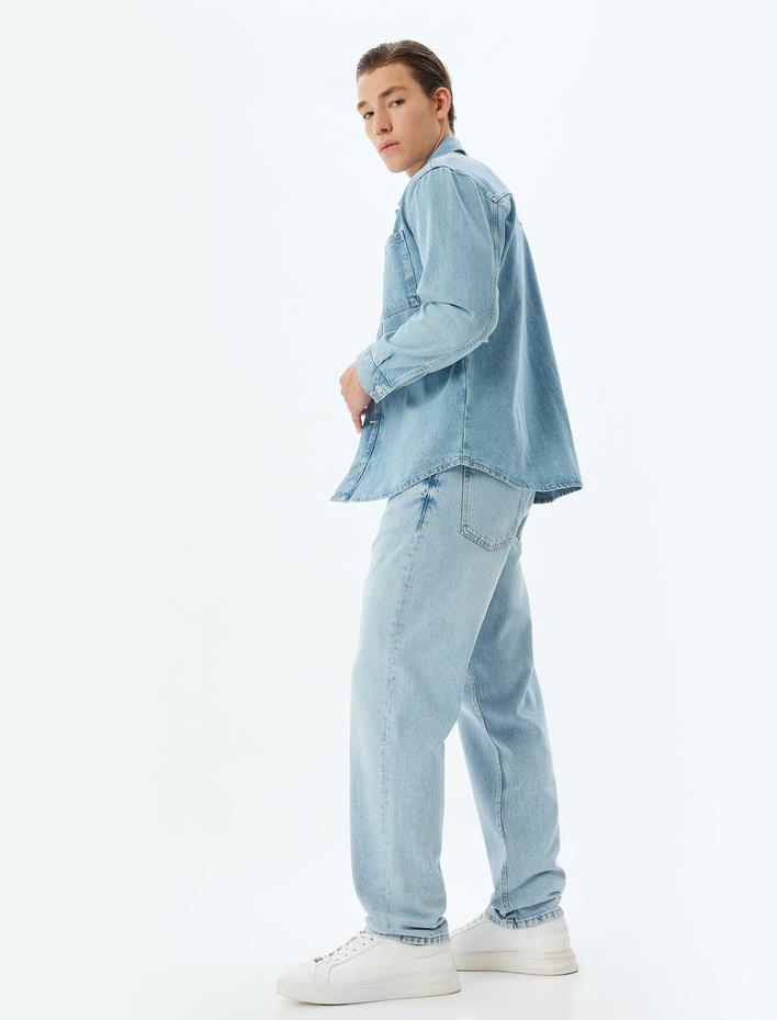  Straight Fit Kot Pantolon - Mark Jean