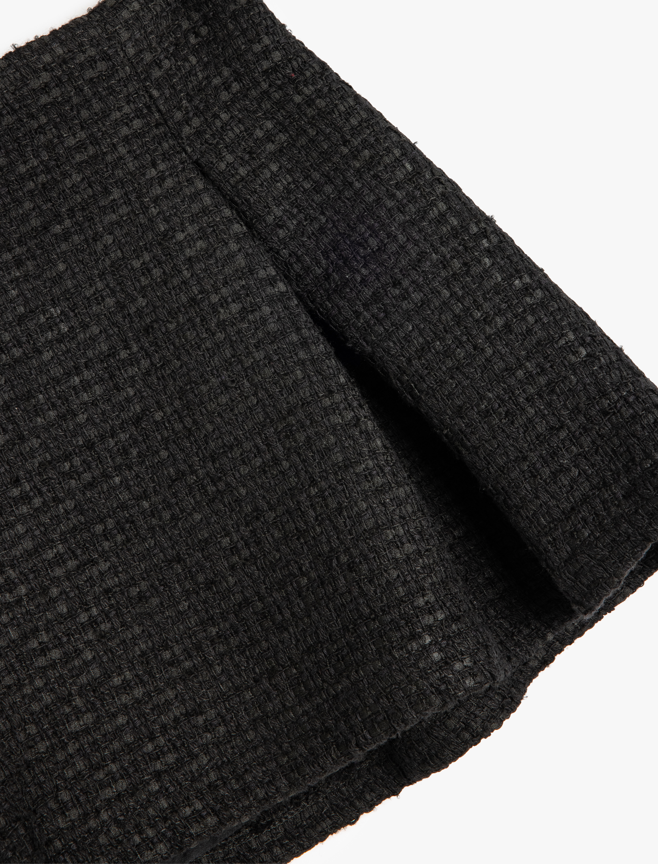 Kız Çocuk Pileli Etek Pamuk Karışımlı