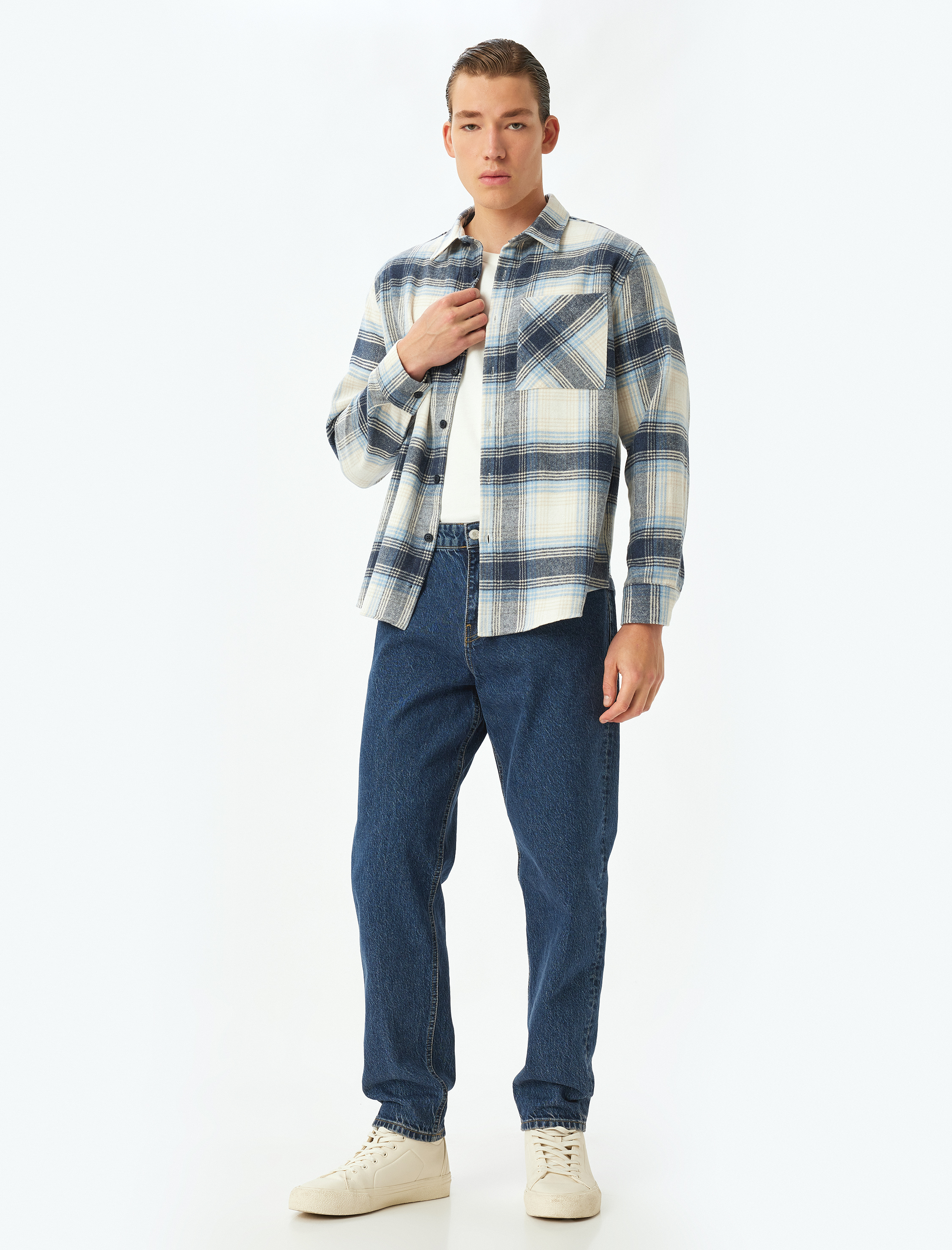   Oduncu Gömleği Uzun Kollu Cep Detaylı Regular Fit