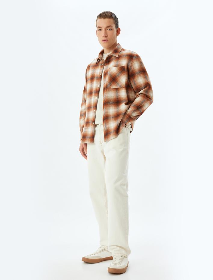  Oduncu Gömleği Uzun Kollu Cep Detaylı Regular Fit