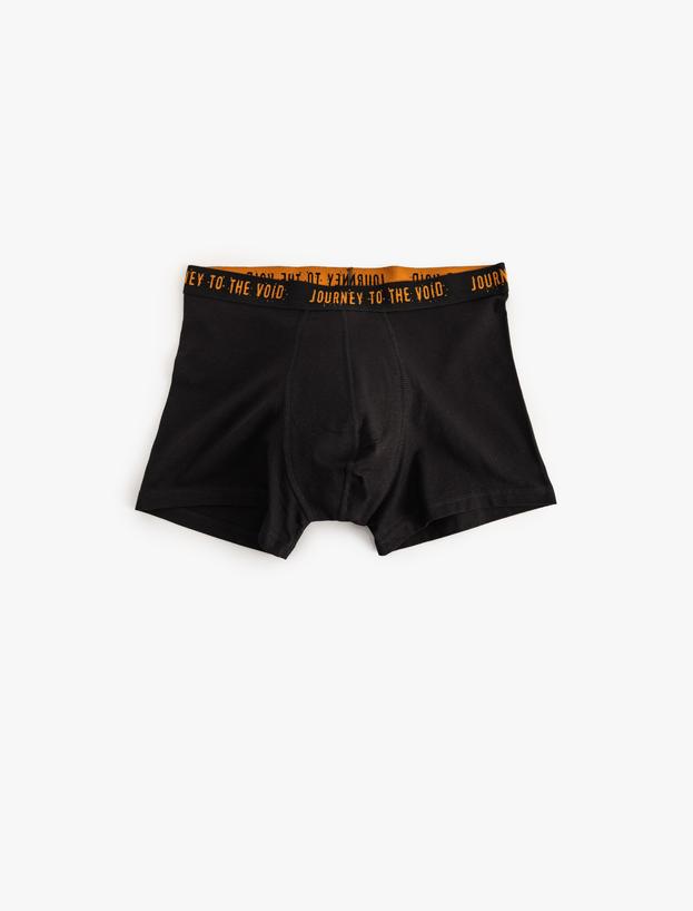 3'lü Boxer Seti Slogan Baskılı Pamuklu_2