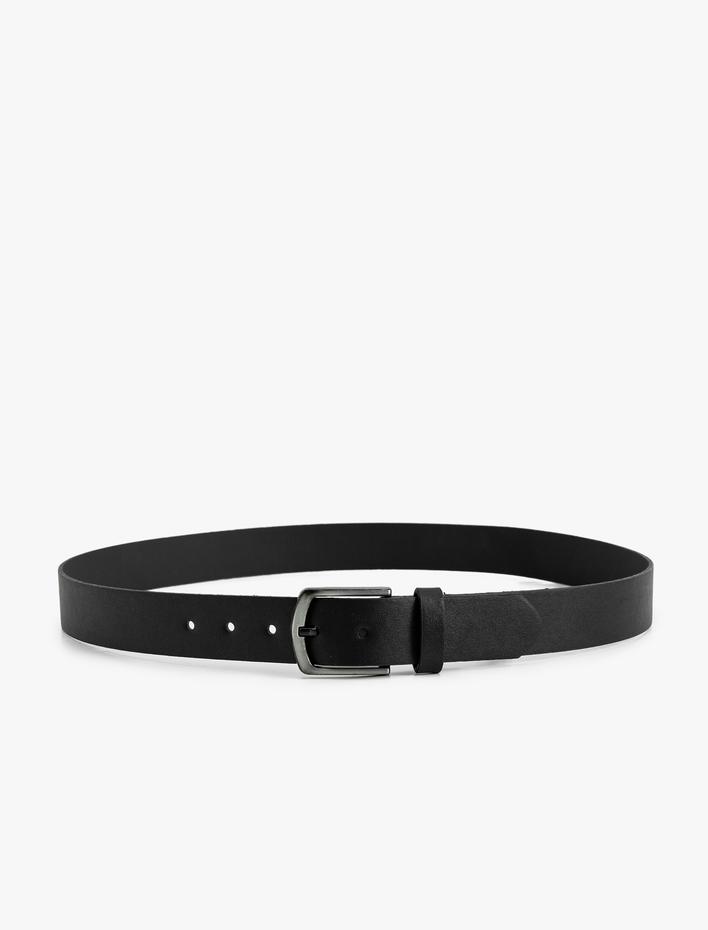 Erkek Kemer Suni Deri Tokalı