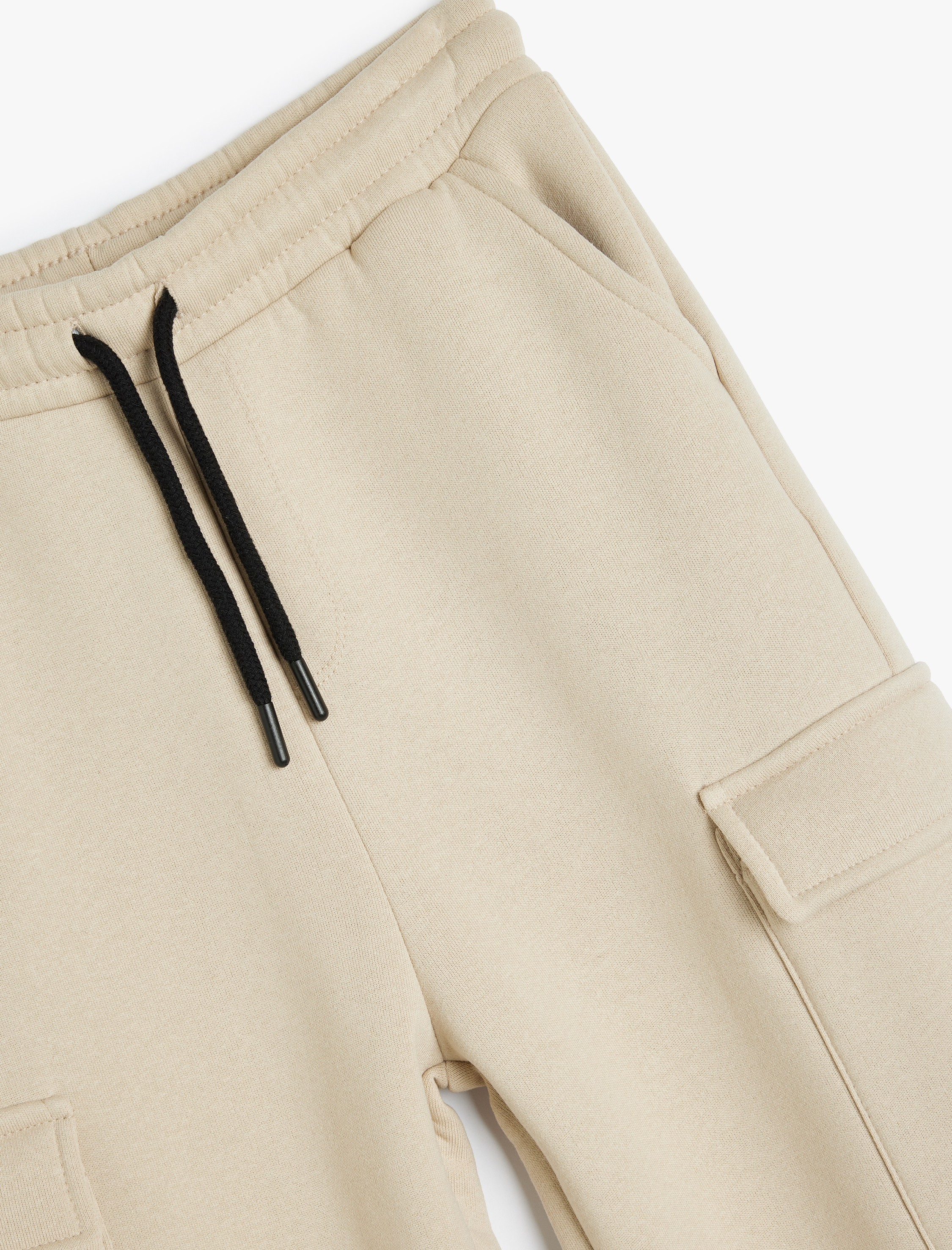  Erkek Çocuk Jogger Eşofman Altı Cep Detaylı Beli Bağlamalı Şardonlu
