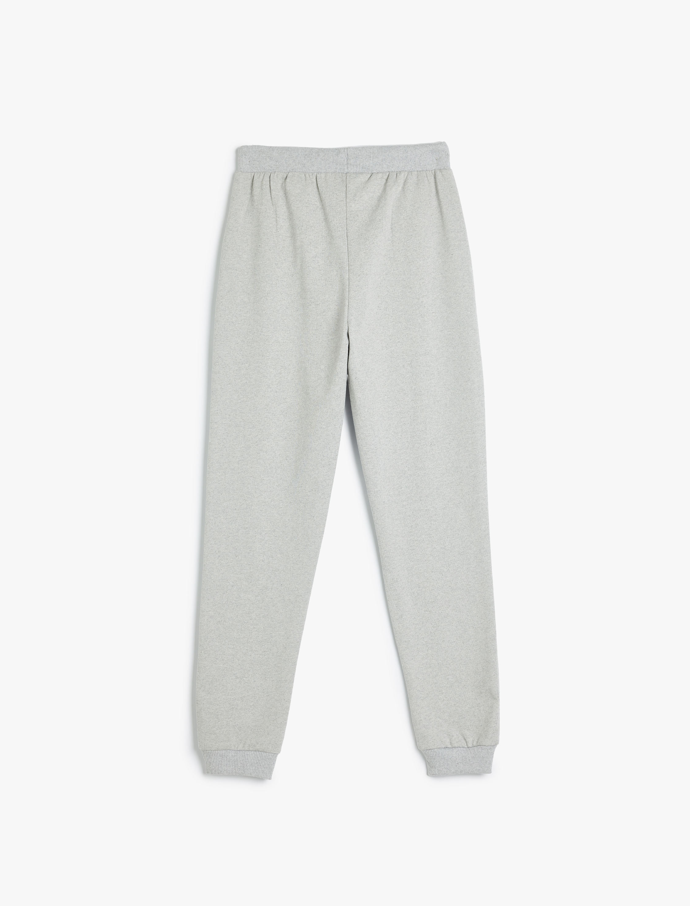  Erkek Çocuk Jogger Eşofman Altı Beli Bağlamalı Baskı Detaylı Cepli Şardonlu