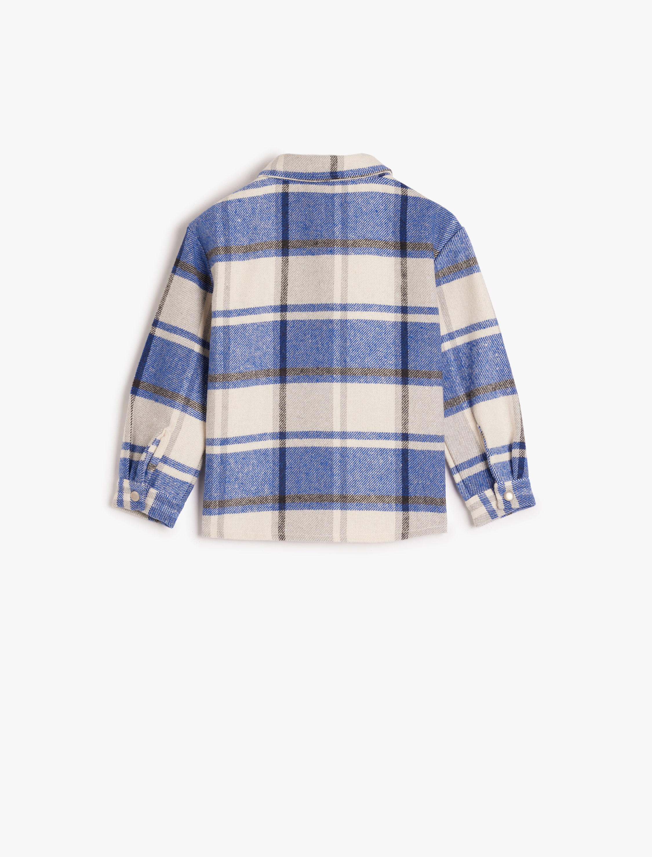  Erkek Bebek Oduncu Gömlek Uzun Kollu Yumuşak Dokulu Cep Detaylı