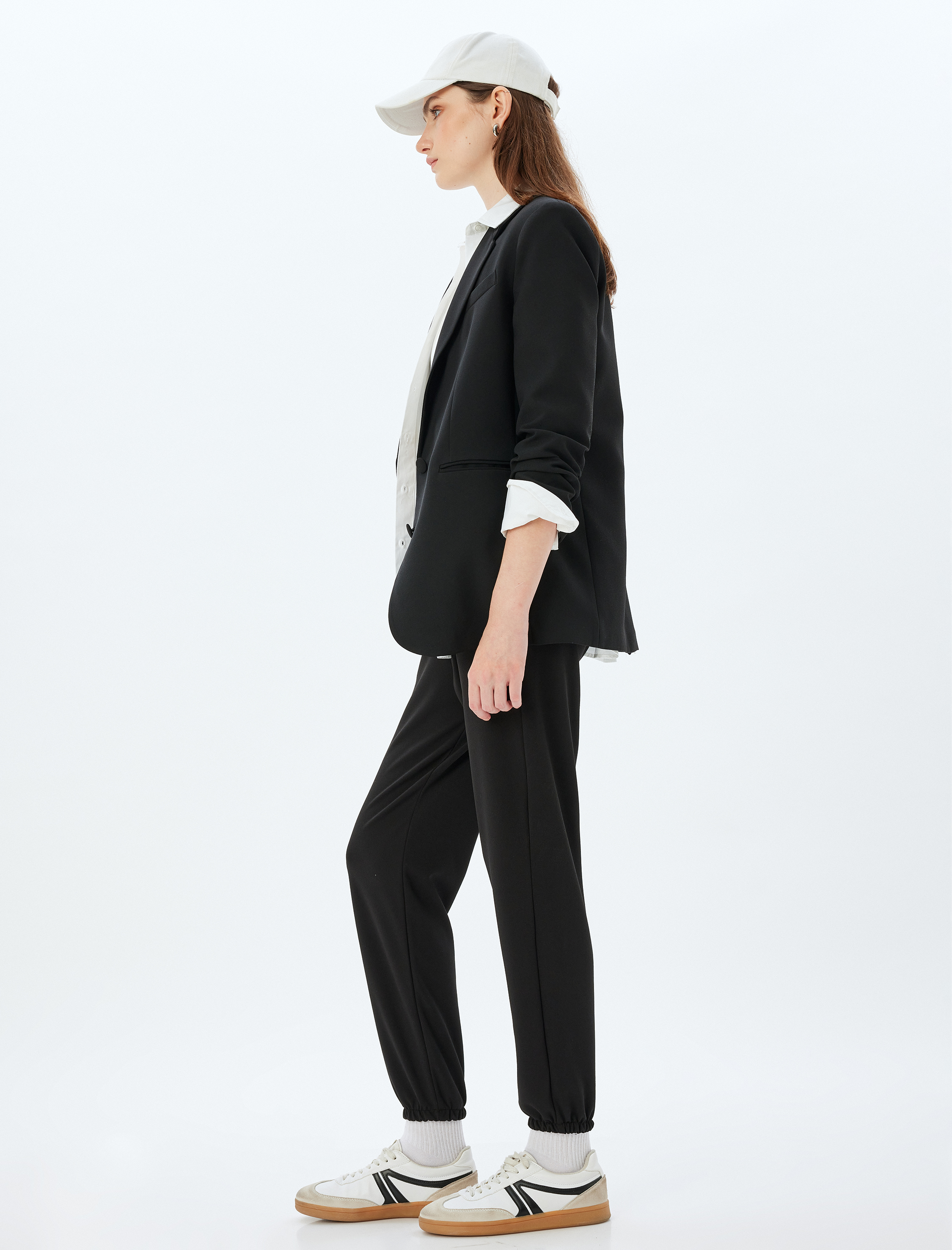   Jogger Eşofman Altı Krep Scuba Kumaş Cepli