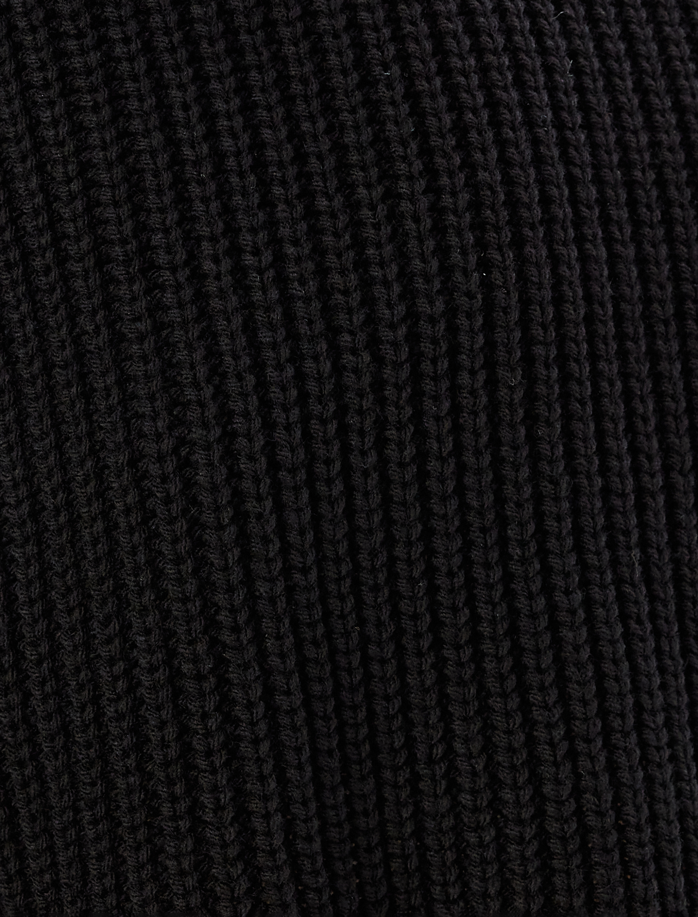   Balıkçı Yaka Uzun Kollu Püsküllü Crop Triko Kazak