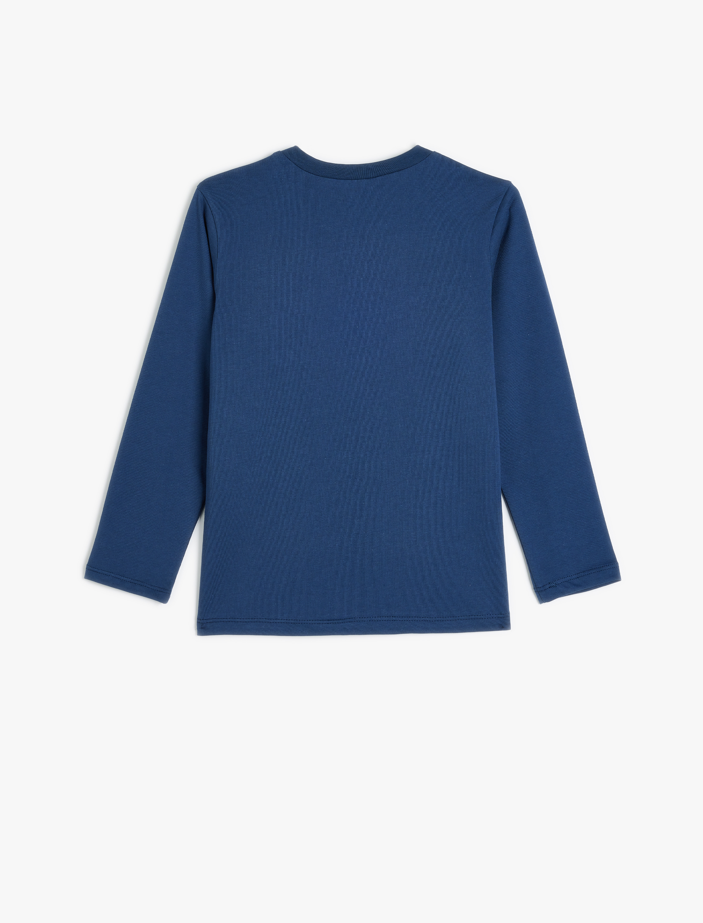  Erkek Çocuk Tişört Uzun Kollu Kovboy Çizmesi Baskılı Bisiklet Yaka Pamuklu