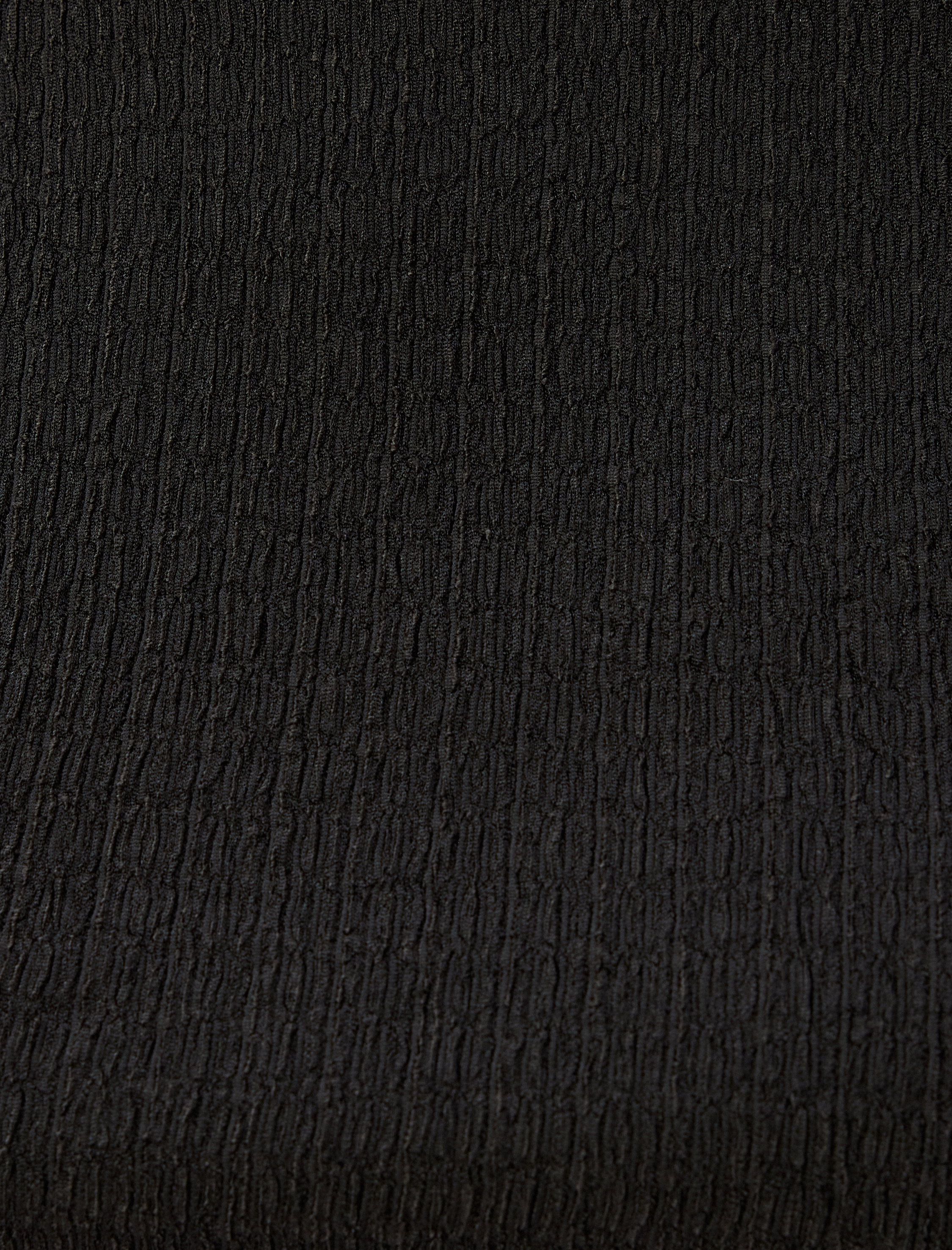   Uzun Kollu Bluz Bisiklet Yaka Asimetrik Kesim Slim Fit Bürümcük