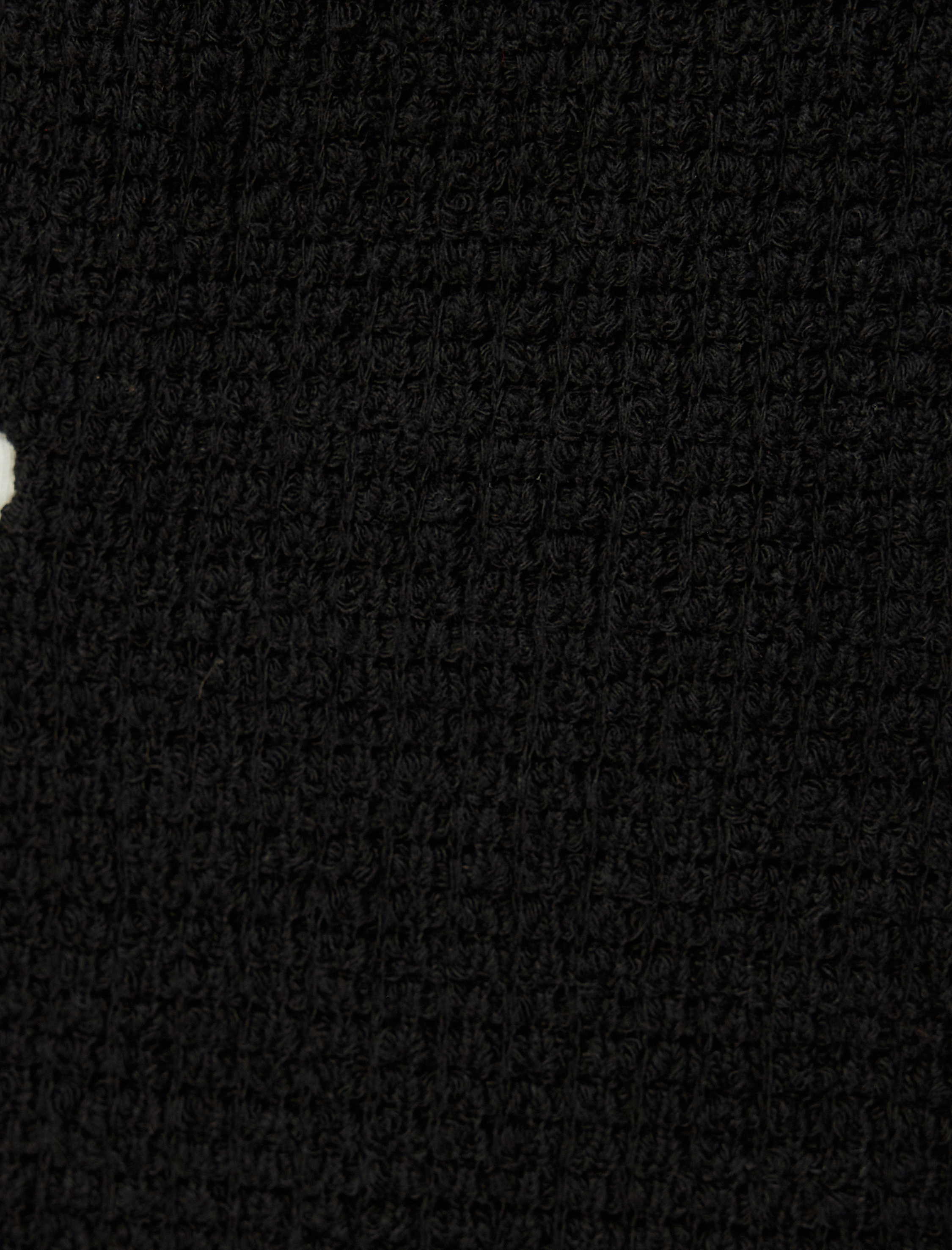   Mini Örme Cep Detaylı Kısa Kollu Bisiklet Yaka Elbise