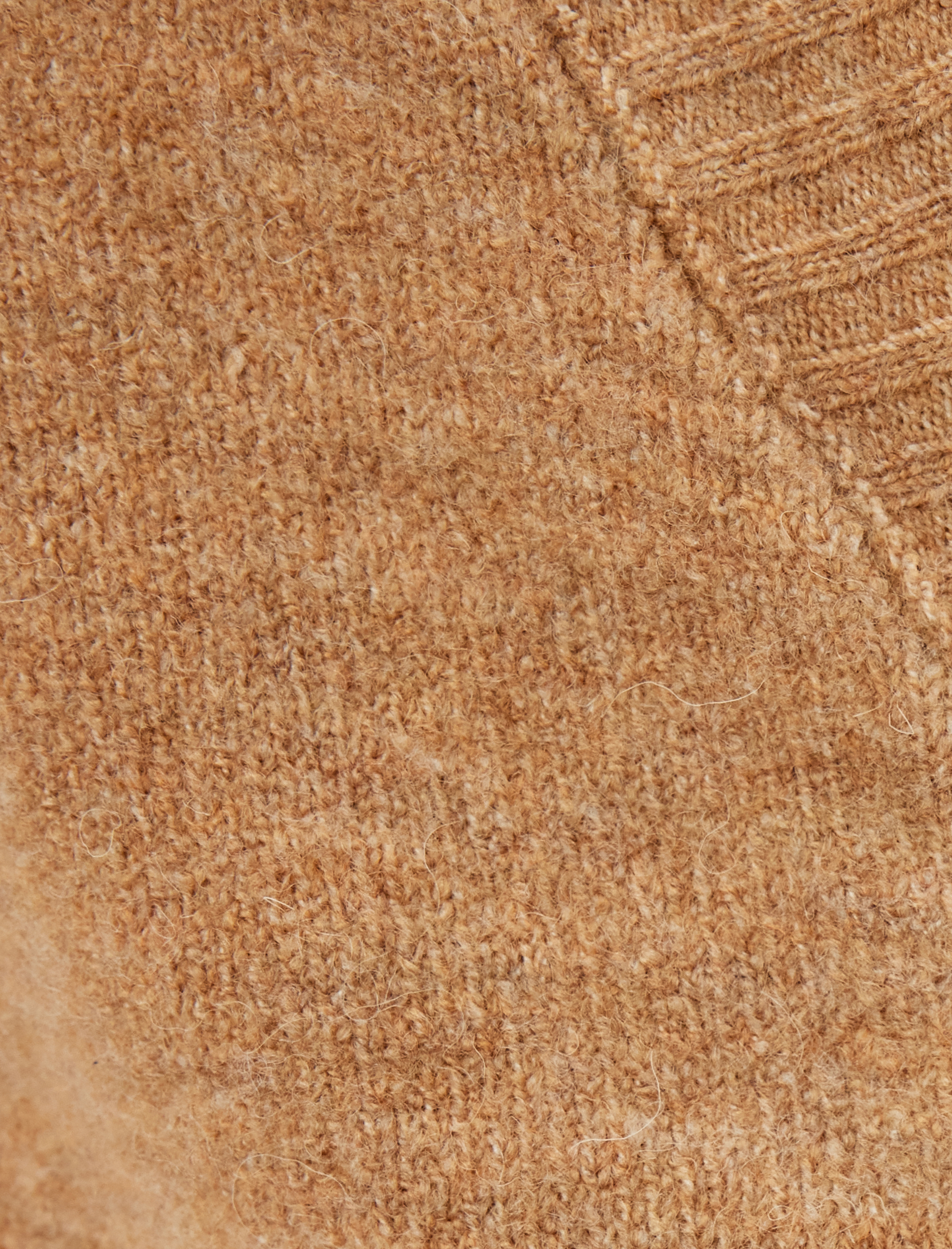   Uzun Kollu Kruvaze V Yaka Triko Kazak