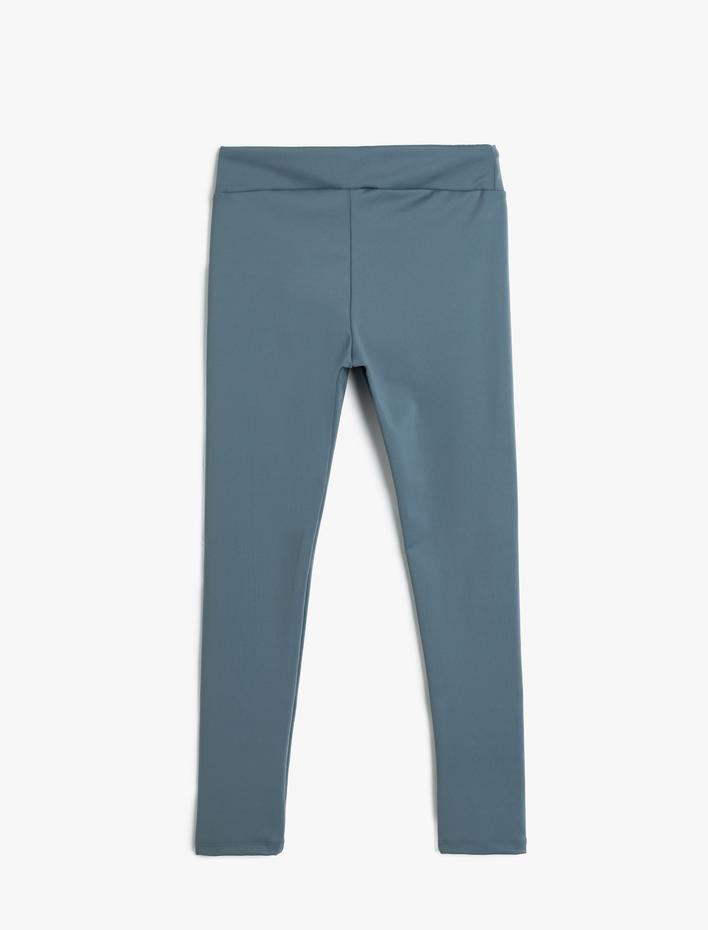 Kız Çocuk Basic Tayt Beli Lastikli