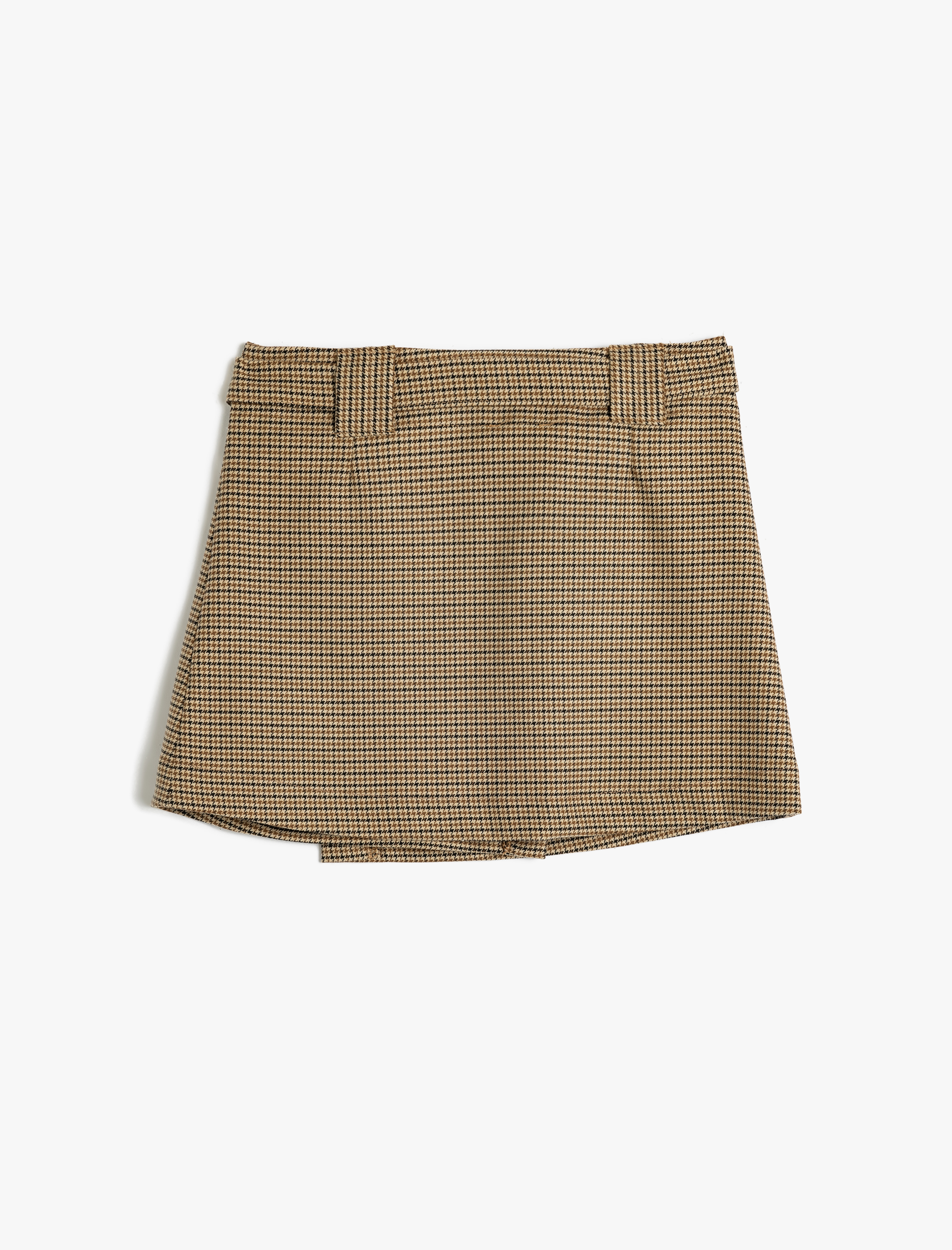  Kız Çocuk Kemerli Toka Detaylı Etek