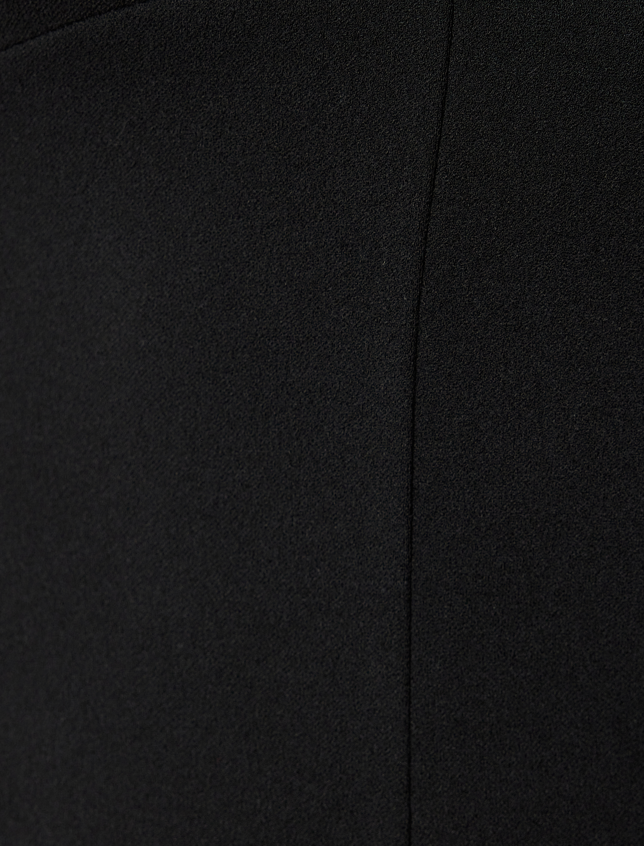   Yuvarlak Kesik Yaka A Kesim Kısa Kollu Krep Scuba Kumaş Mini Elbise