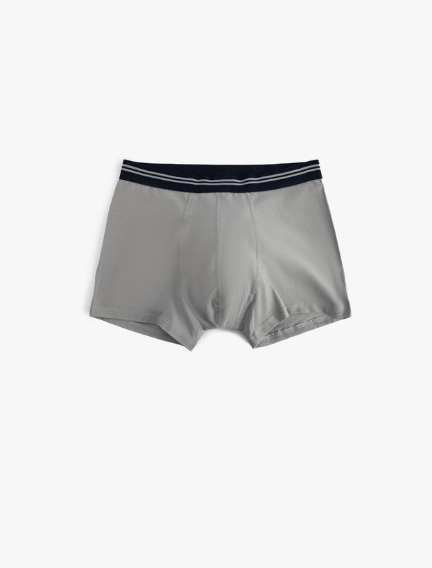 3'lü Boxer Seti Yaprak Baskılı Rahat Kesim Pamuklu_2