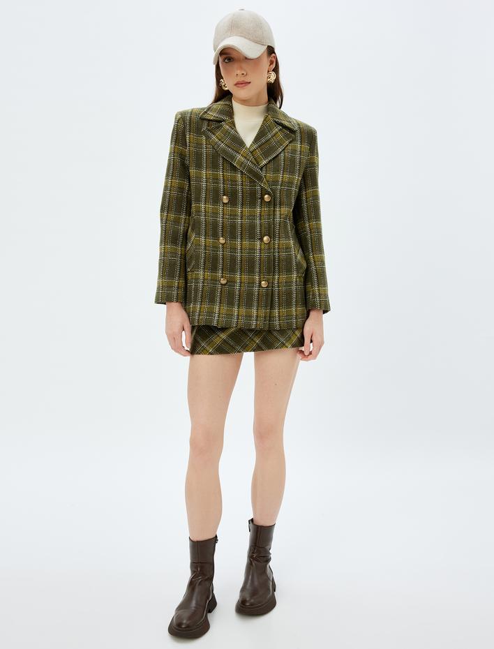  Tüvit Mini Etek A Kesim Standart Bel