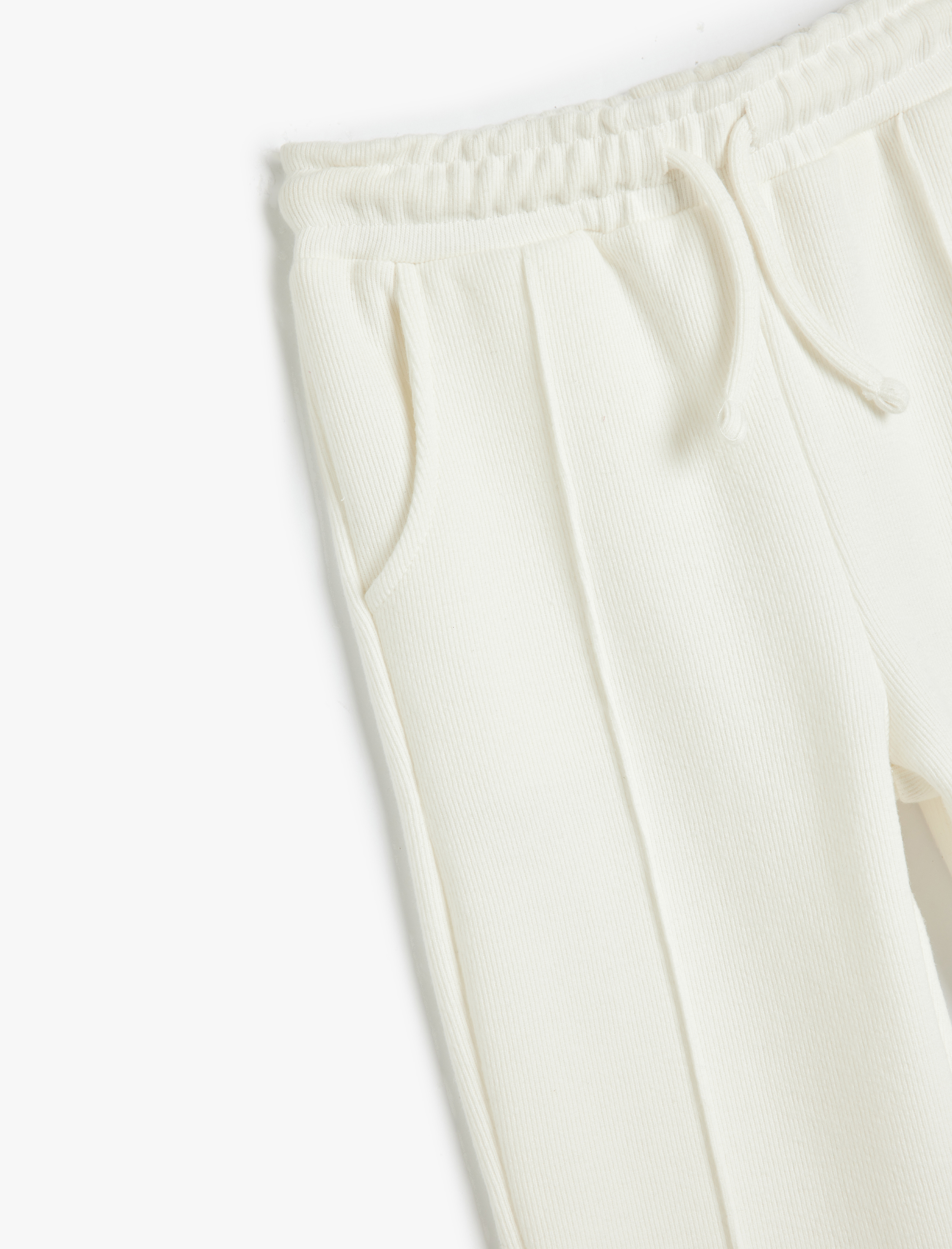  Kız Çocuk Basic Jogger Eşofman Altı Beli Lastikli Cepli