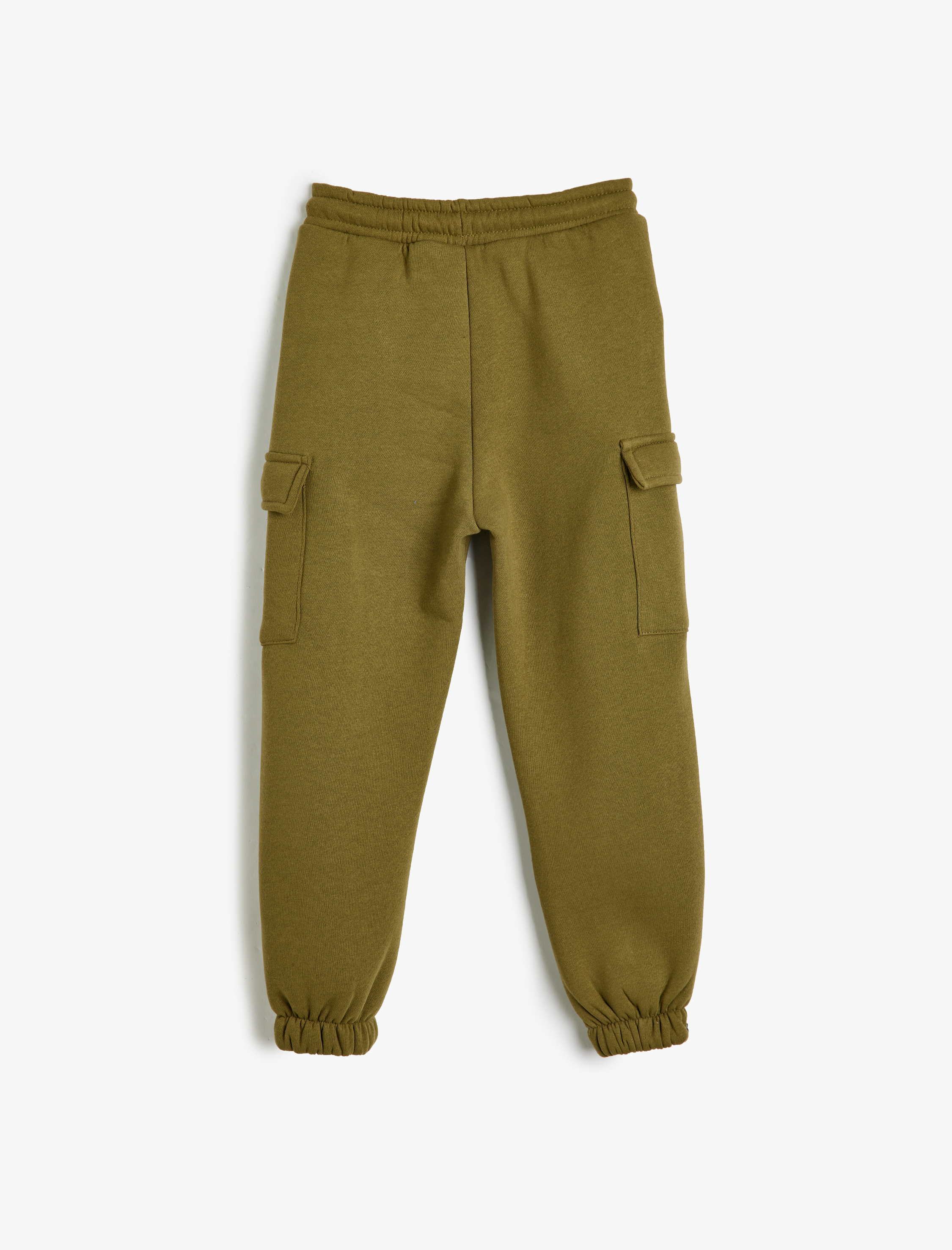  Erkek Çocuk Jogger Eşofman Altı Cep Detaylı Beli Bağlamalı Şardonlu