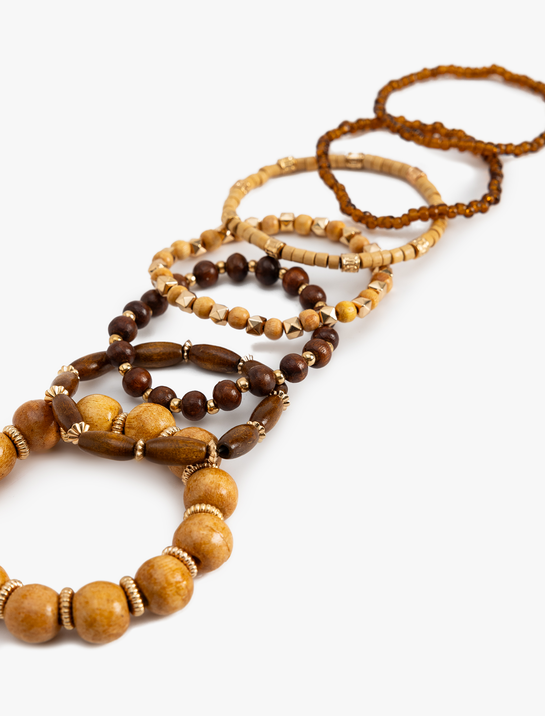  Kadın 7'li Bileklik Seti Boncuklu