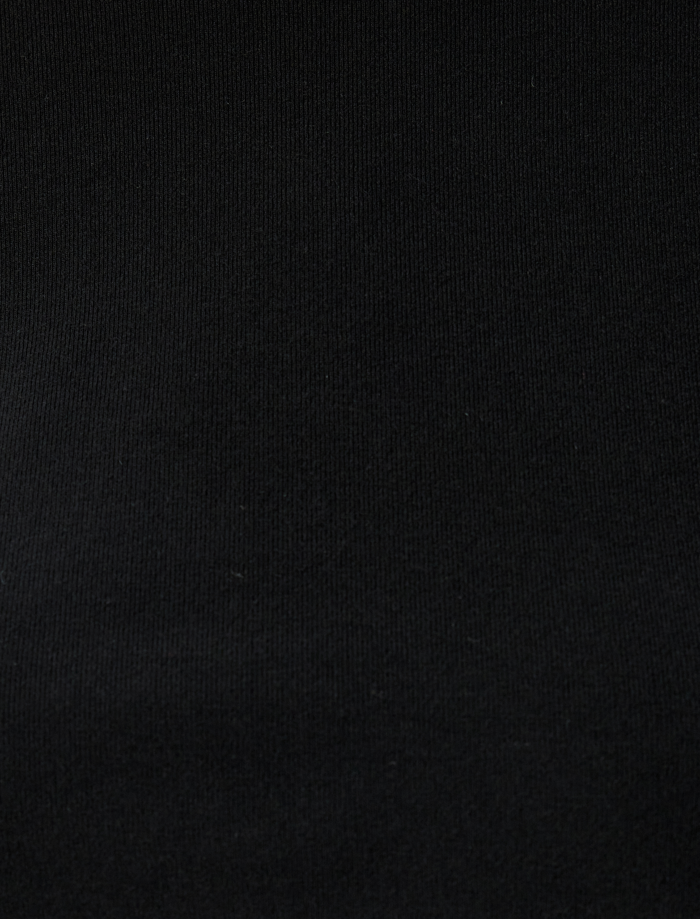   Crop Örme Pijama Üstü Rahat Kalıp Uzun Kollu Bisiklet Yaka