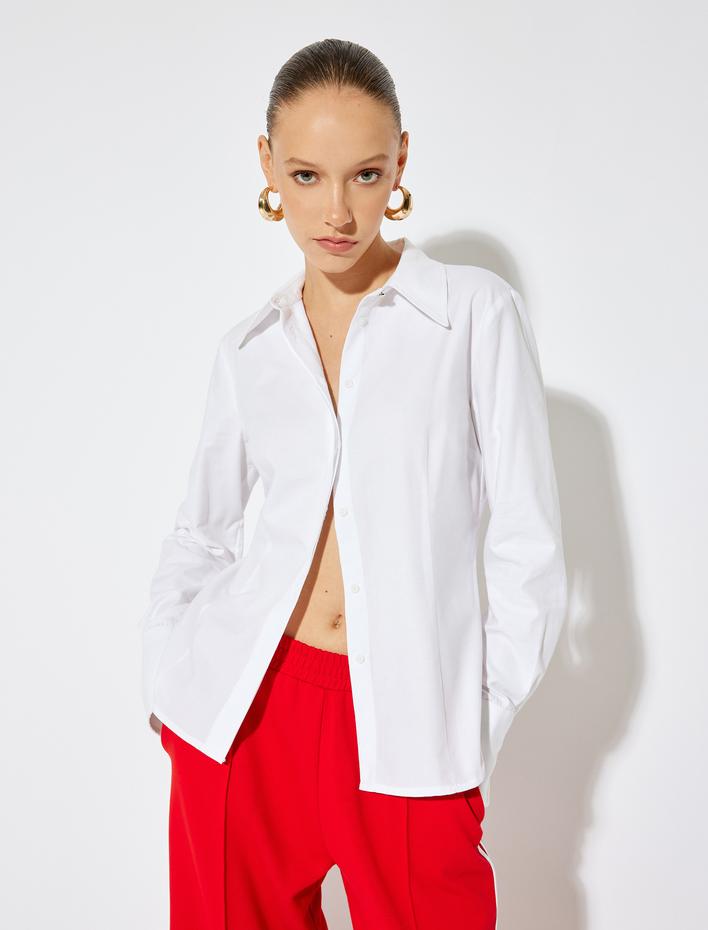  Koton X Sima Tarkan - Pamuklu Regular Fit Uzun Kollu Gömlek