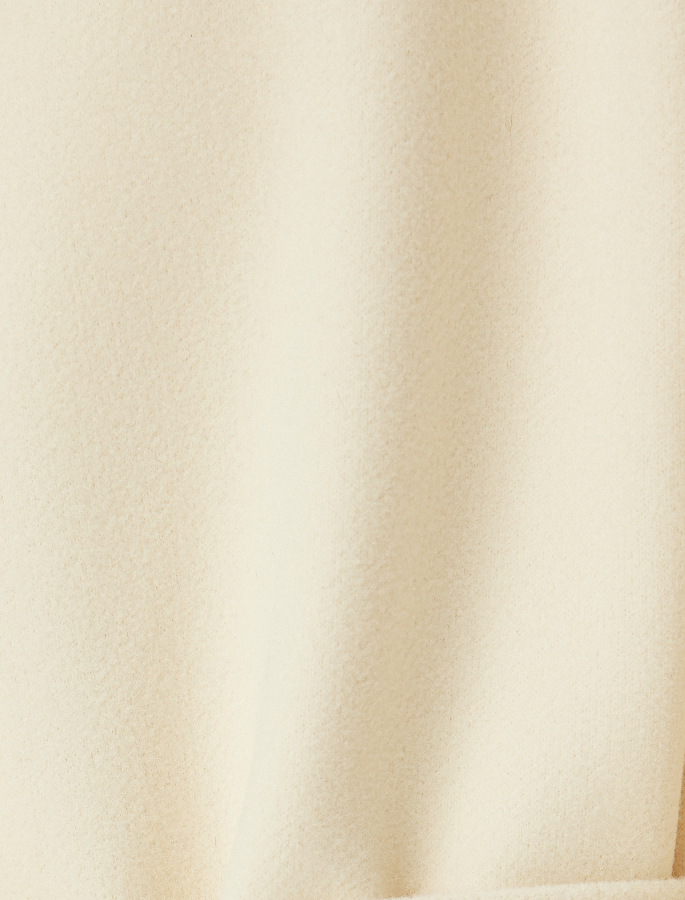   Ekstra Uzun Kaşe Kaban Kuşak Detaylı Cepli