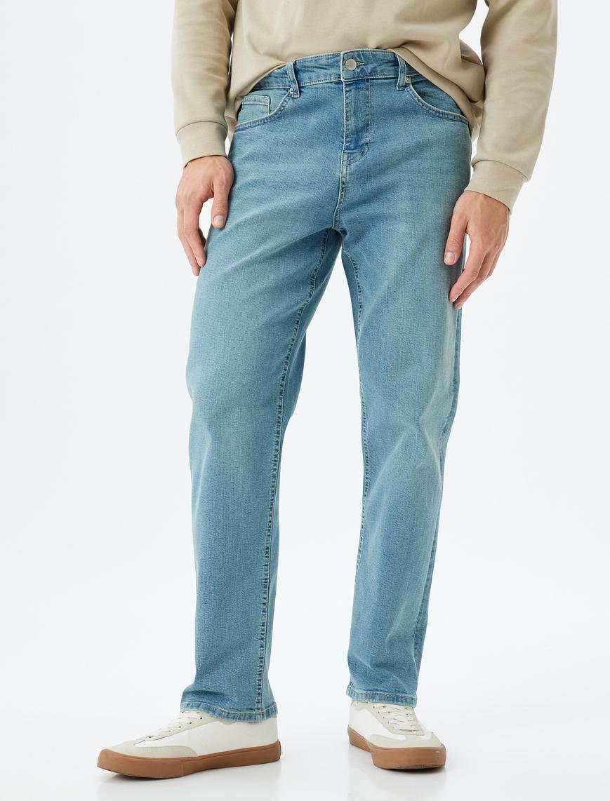   Straight Fit Kot Pantolon - Mark Jean