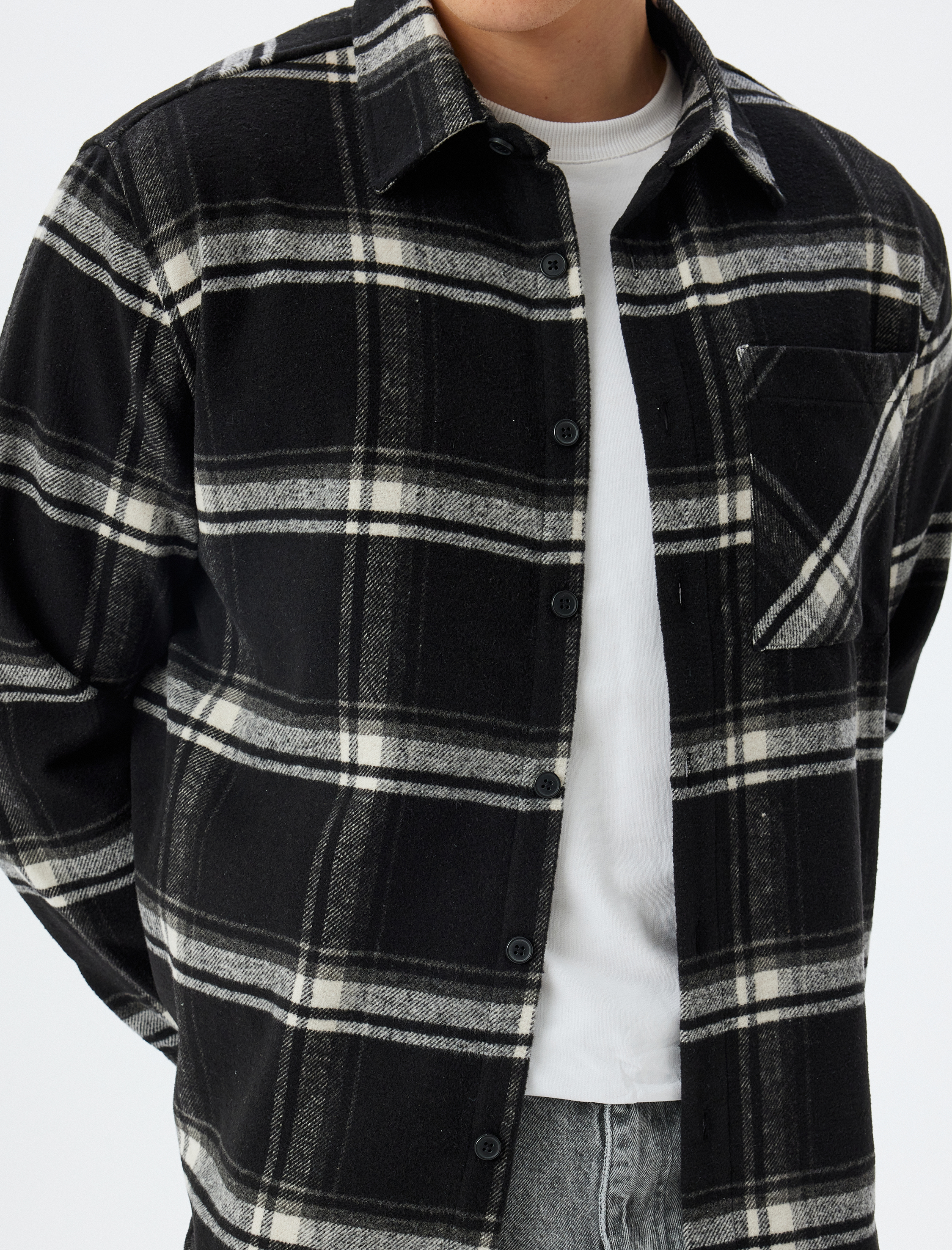   Oduncu Gömleği Uzun Kollu Cep Detaylı Regular Fit