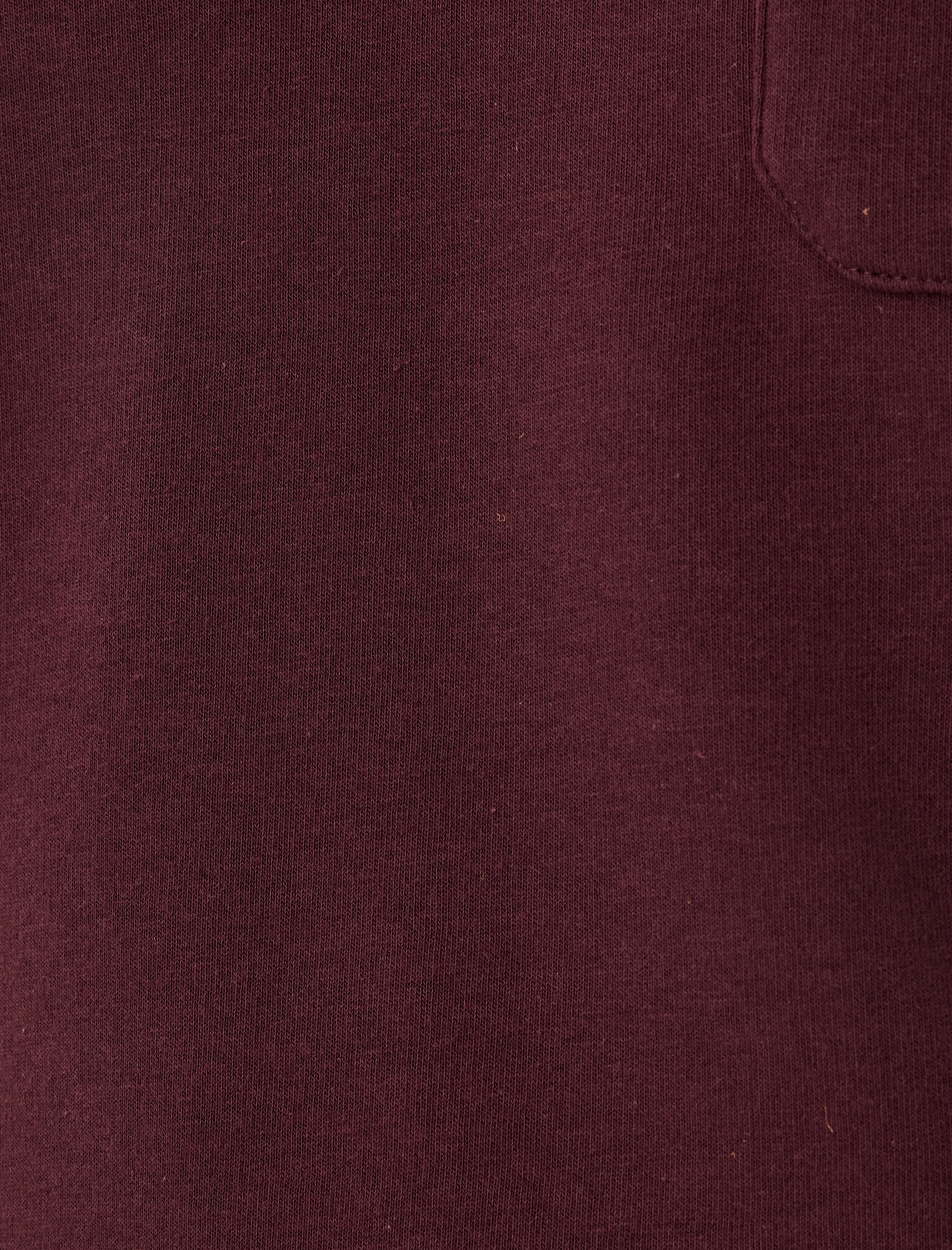   Polo Yaka Sweatshirt Yarım Fermuarlı Basic Uzun Kollu Cep Detaylı Pamuk Karışımlı Şardonlu