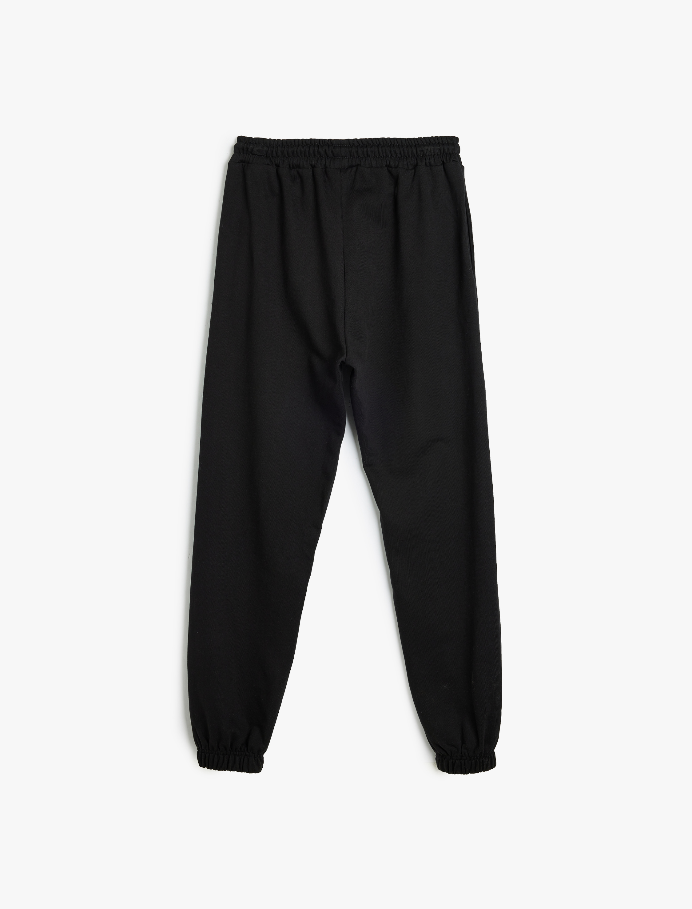   Cepli Beli Bağlamalı Üç İplik Jogger Eşofman Altı