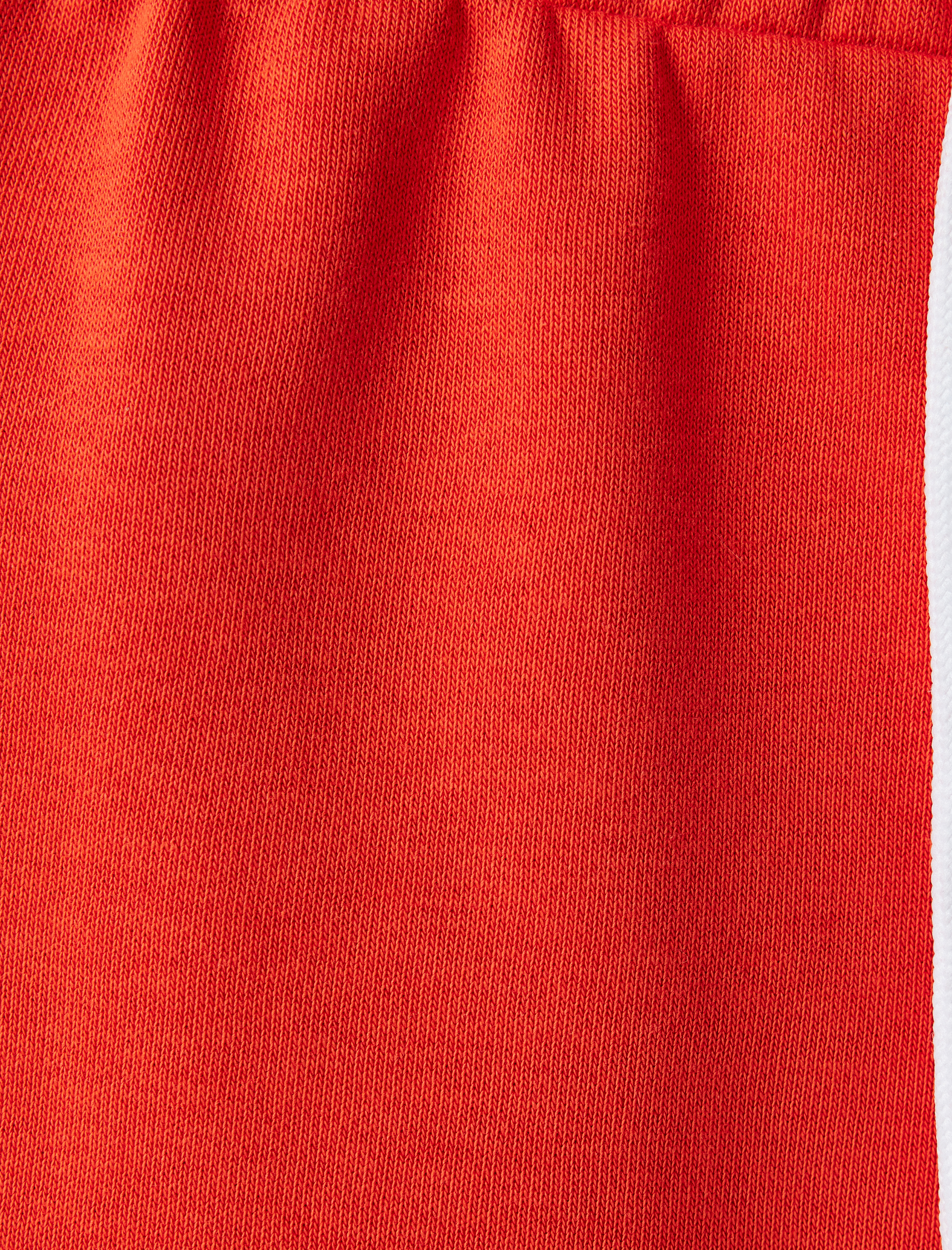   Geniş Paça Eşofman Pantolon Yanları Çizgili Üç İplik Pamuklu