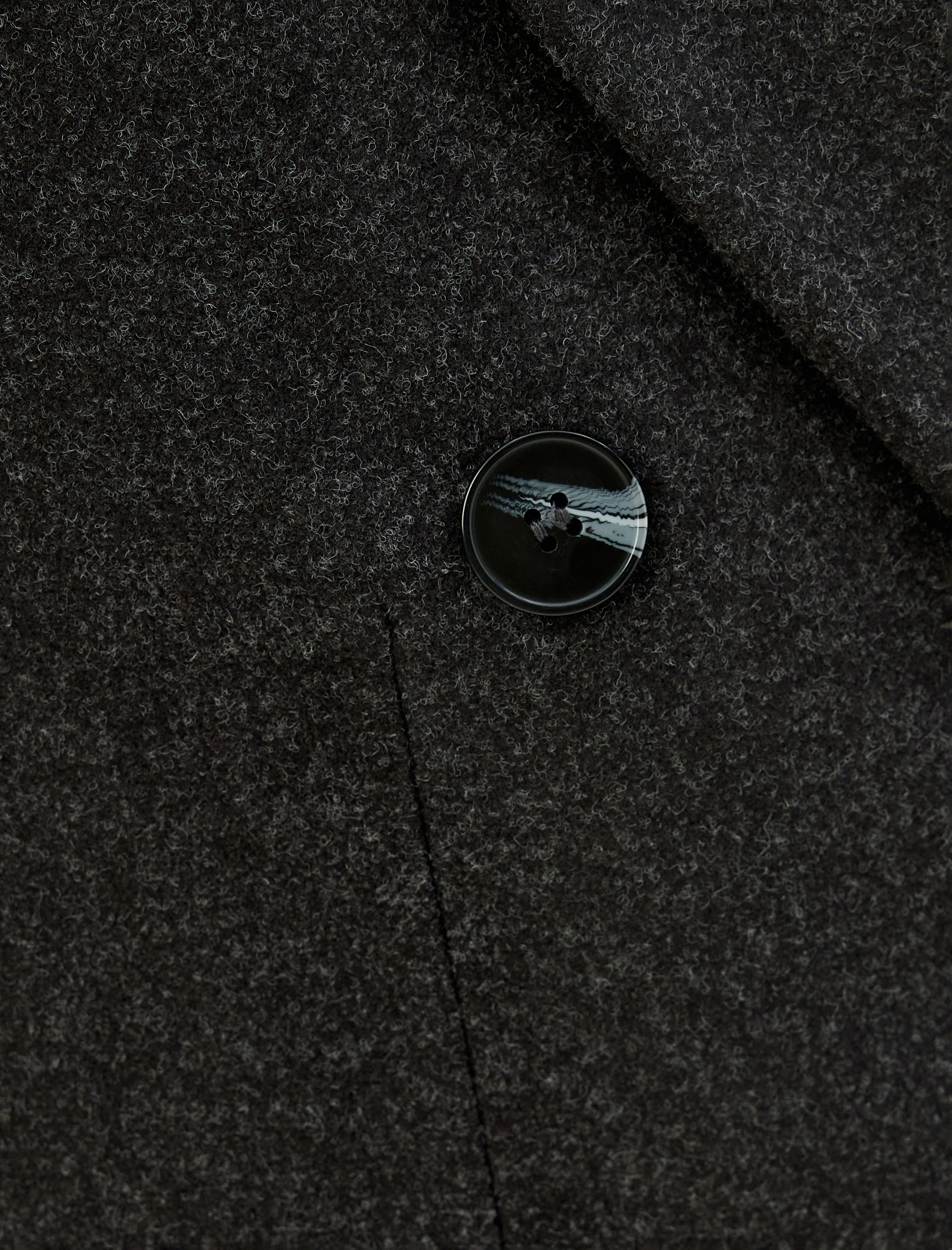   Gizli Cepli Kruvaze Uzun Kaşe Kaban