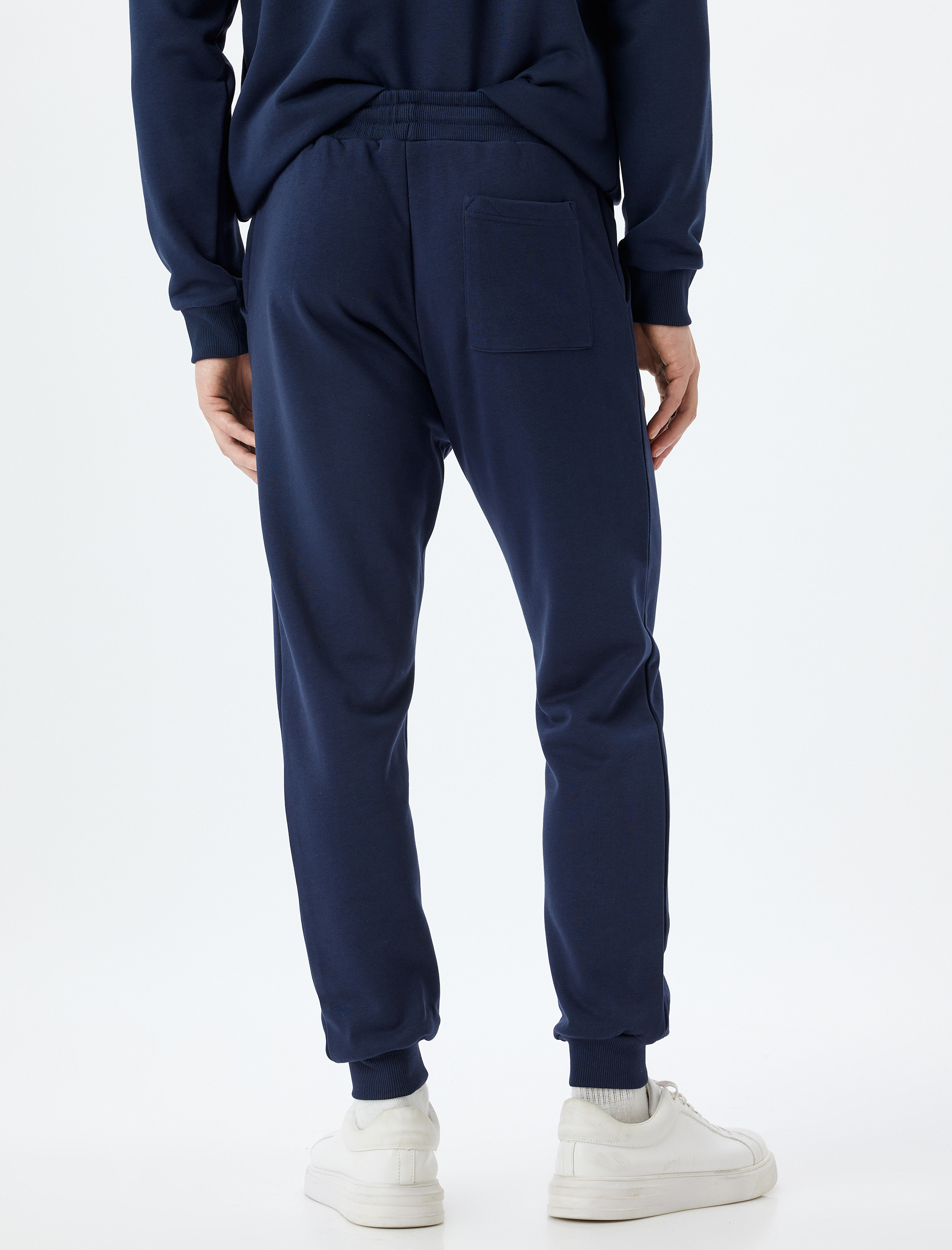   Eşofman Altı Beli Bağcıklı Lastikli Paça Cep Detaylı Pamuklu