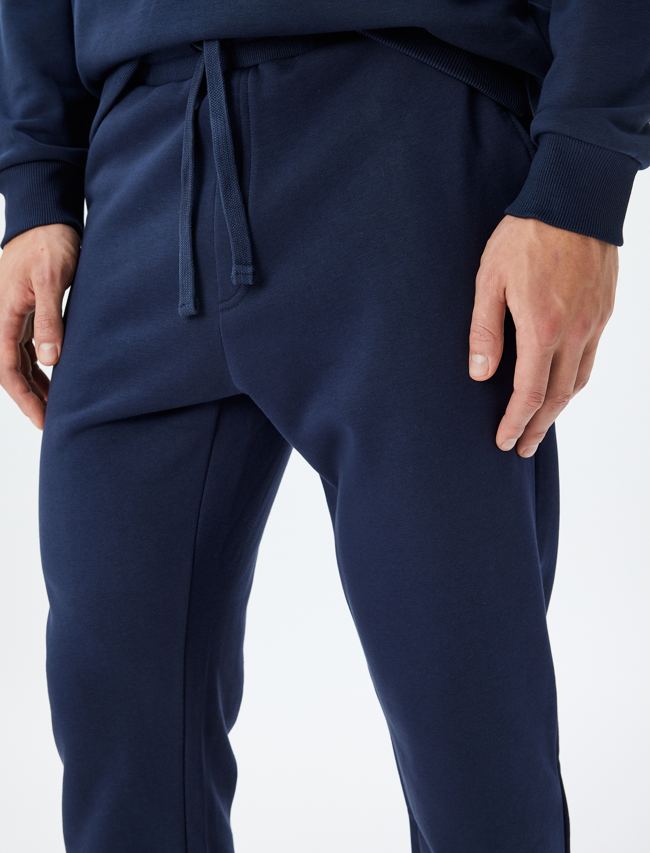   Eşofman Altı Beli Bağcıklı Lastikli Paça Cep Detaylı Pamuklu