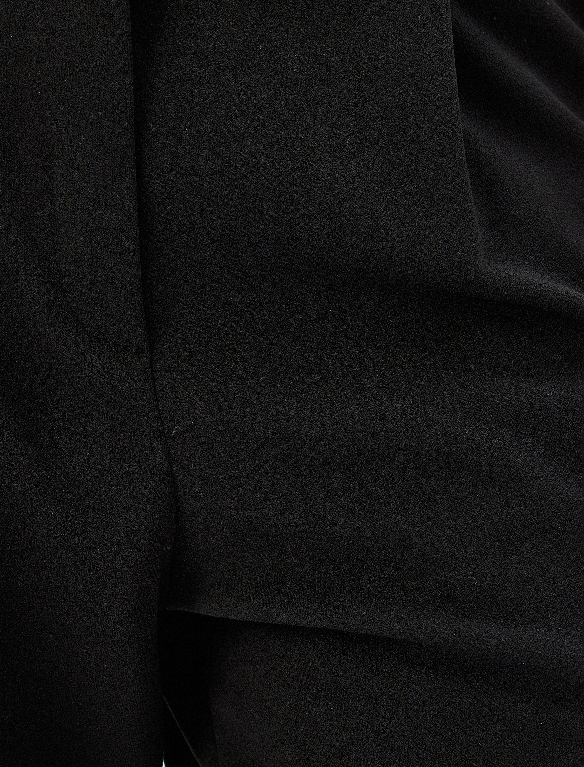   Bol Paça Pantolon Çift Bel Detaylı Cepli Krep Scuba Kumaş