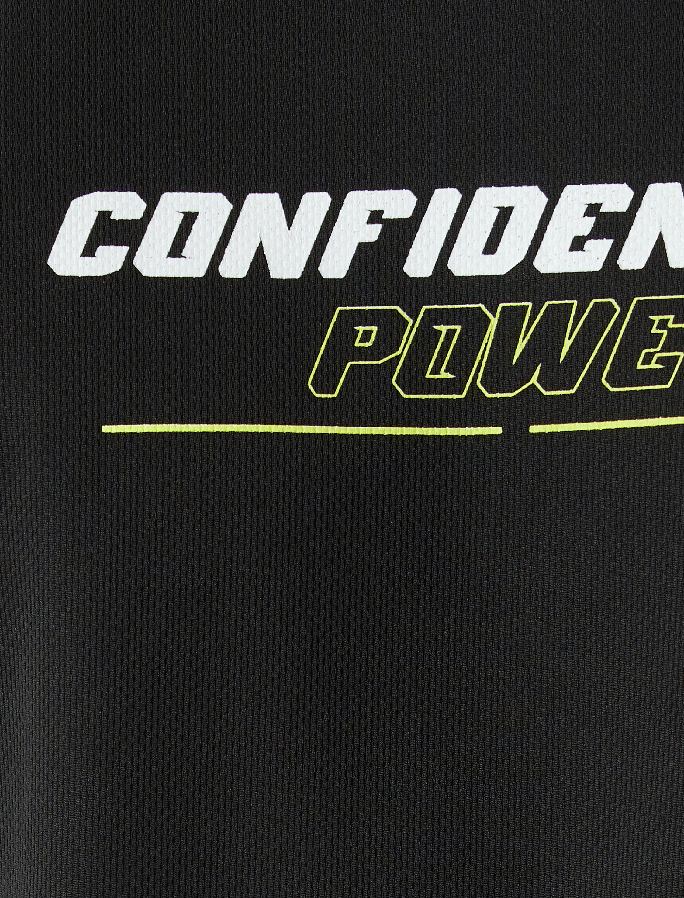   Slogan Baskılı Bisiklet Yaka Kısa Kollu Spor Tişört