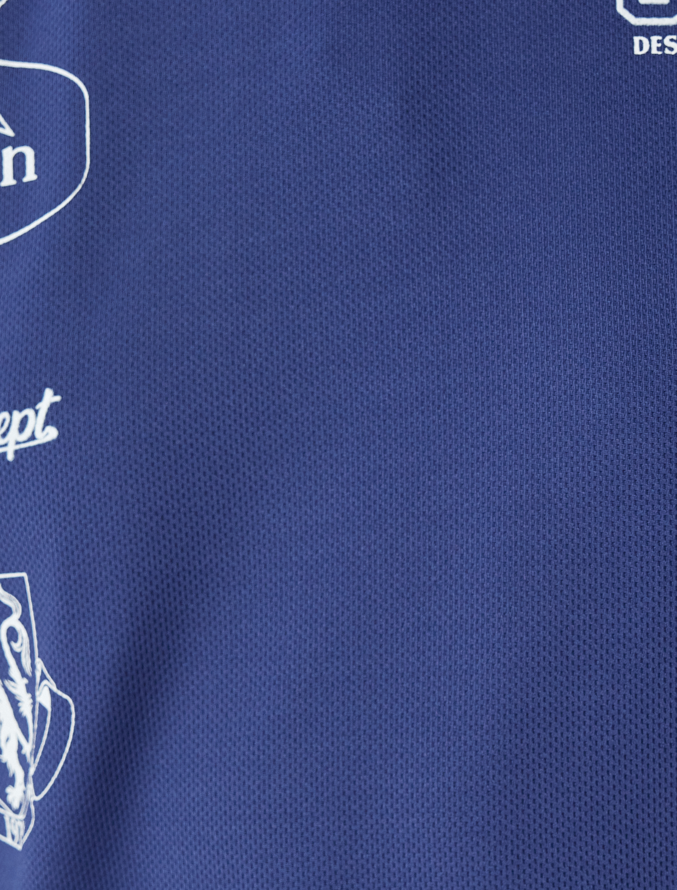   Uzun Kollu Arkası Baskılı Biyeli Bisiklet Yaka Tişört